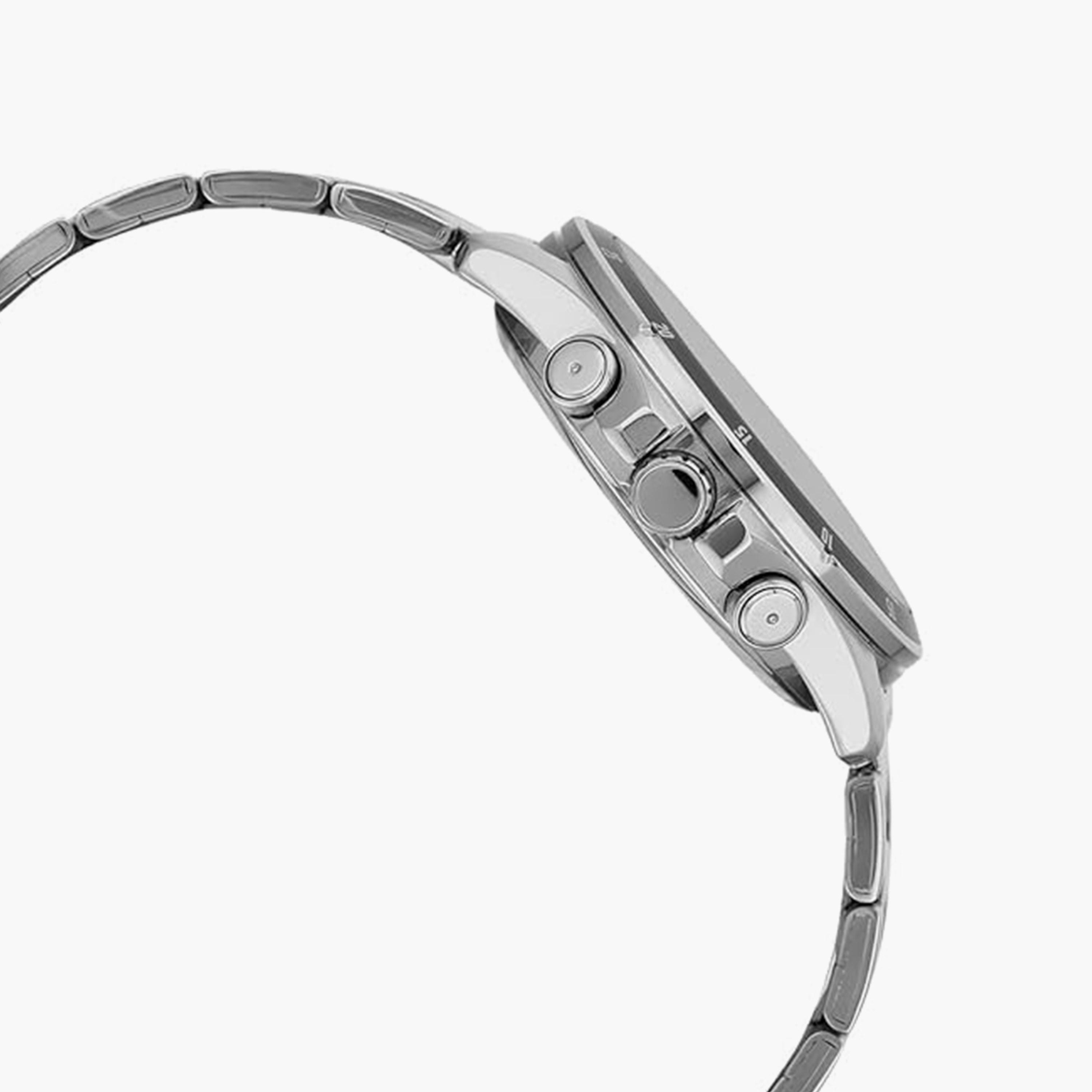 كاسيو- ساعة رجالية تناظرية حزام ستانلس ستيل لون فضي  43 مم | MTP-1374D-1A3VDF-men-watchesandjewellery-watches-image-5