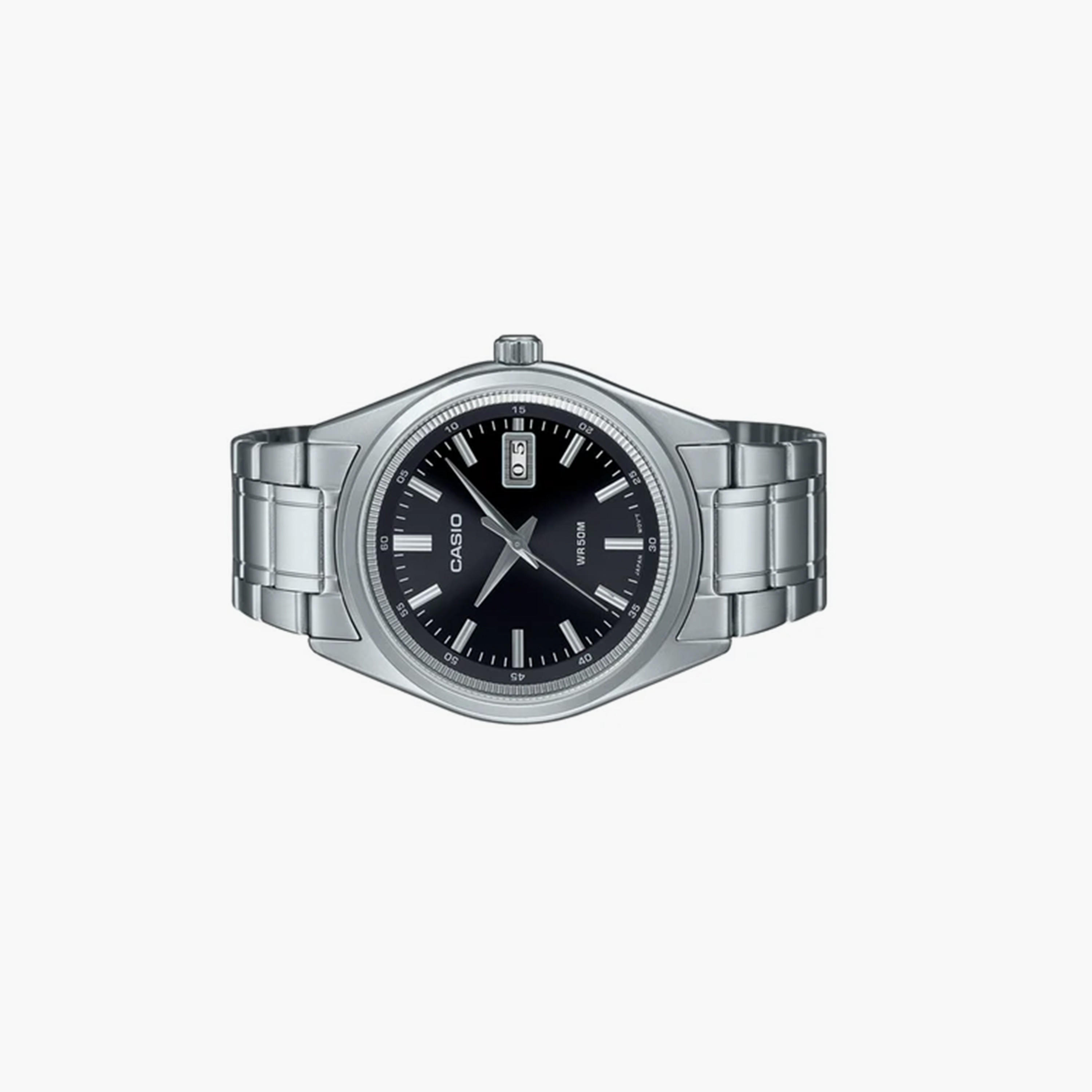 Casio Men's 41MM Silver Analog Stainless Steel Strap Watch | MTP-B180D-1A1VDF-men-watchesandjewellery-watches-image-3