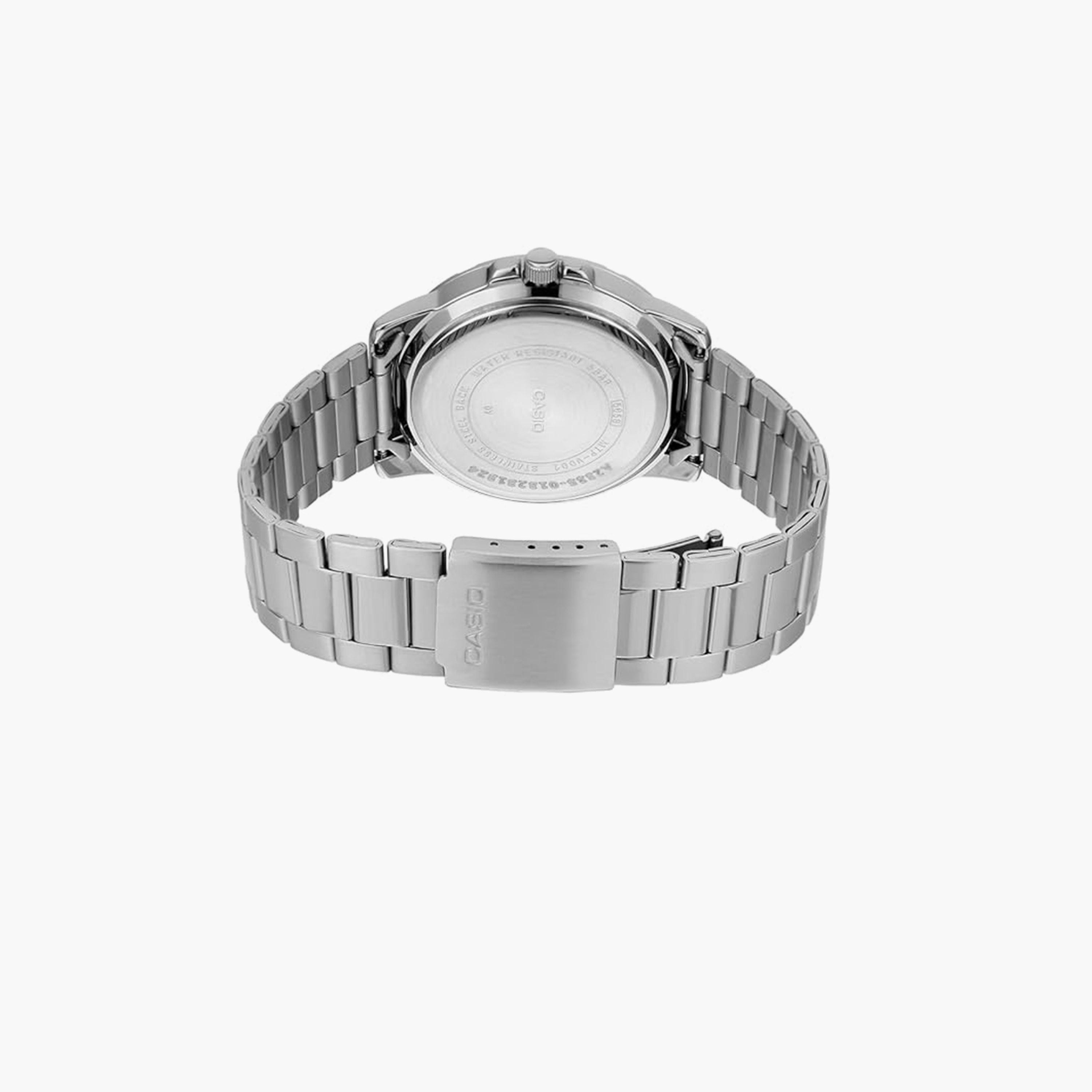 Casio Men's 45MM Silver Analog Stainless Steel Strap Watch | MTP-VD01D-3BVUDF-men-watchesandjewellery-watches-image-3