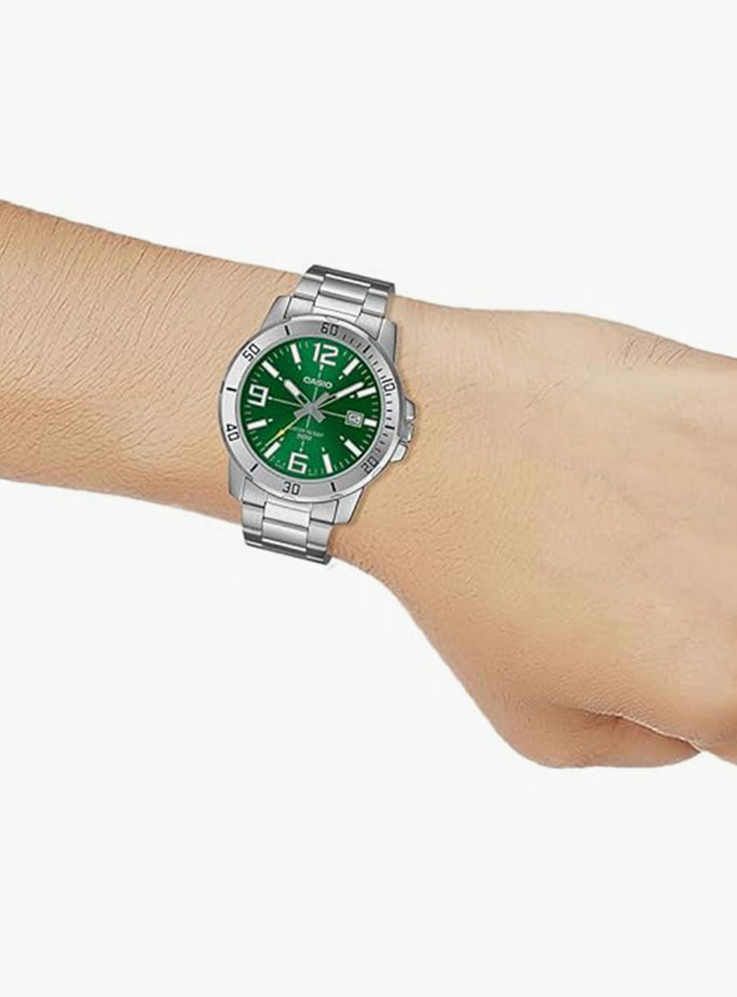 Casio Men's 45MM Silver Analog Stainless Steel Strap Watch | MTP-VD01D-3BVUDF-men-watchesandjewellery-watches-image-7