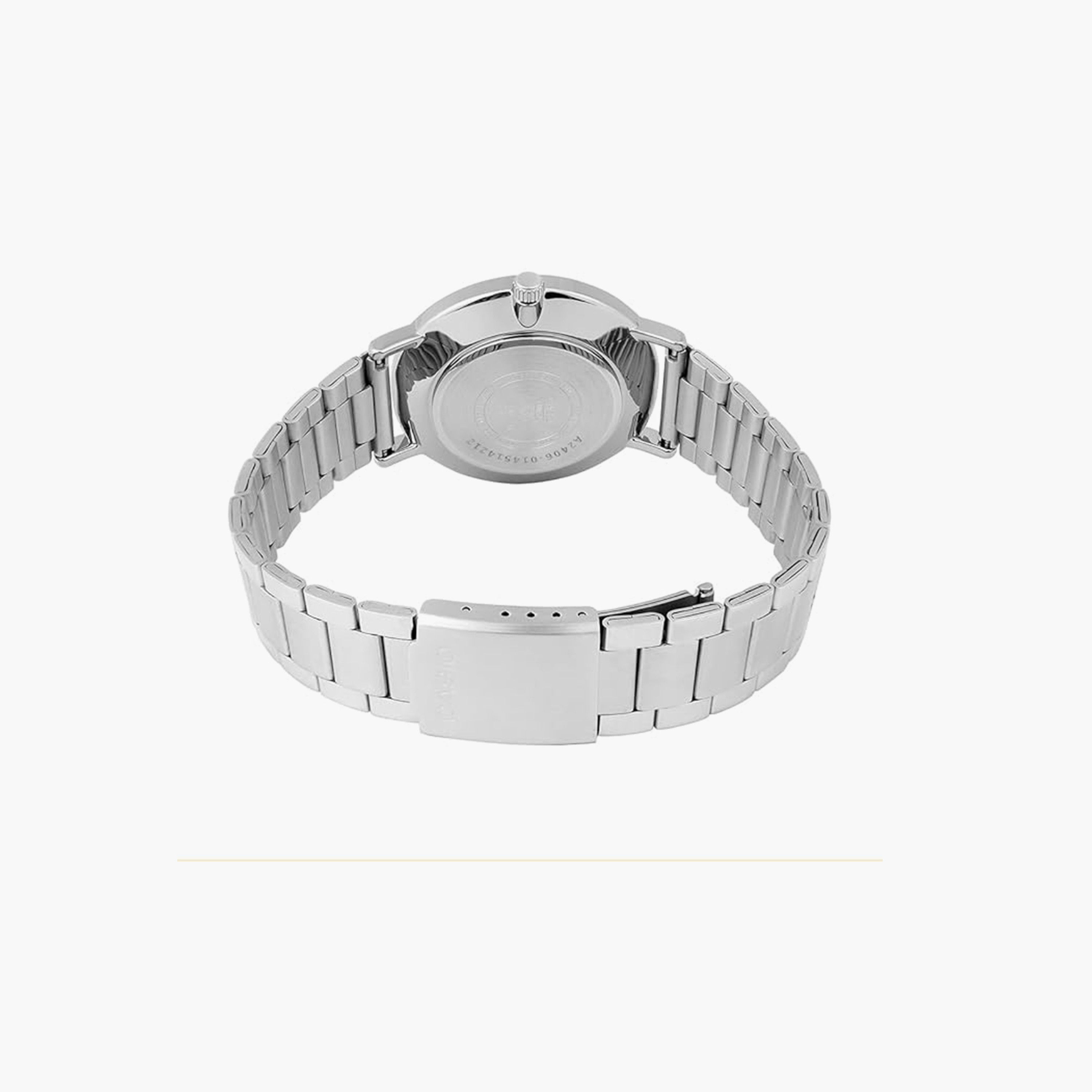 كاسيو- ساعة رجالية تناظرية حزام ستانلس ستيل لون فضي 40 مم | MTP-VT03D-3BDF-men-watchesandjewellery-watches-image-3