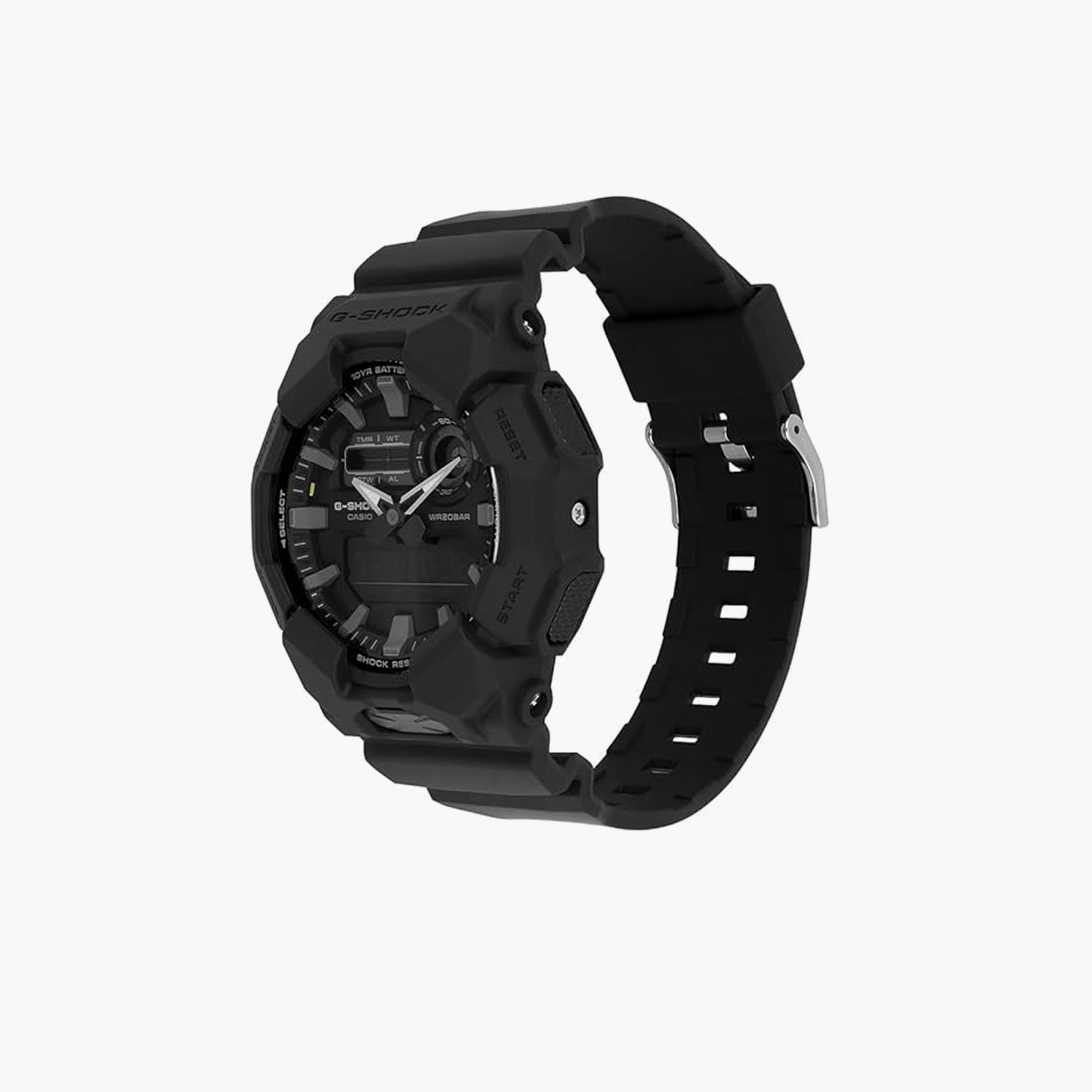 جي شوك- ساعة رجالية تناظرية/رقمية سوار بلاسيتيكي لون أسود 51 مم | GA-010-1A1DR-men-watchesandjewellery-watches-image-2