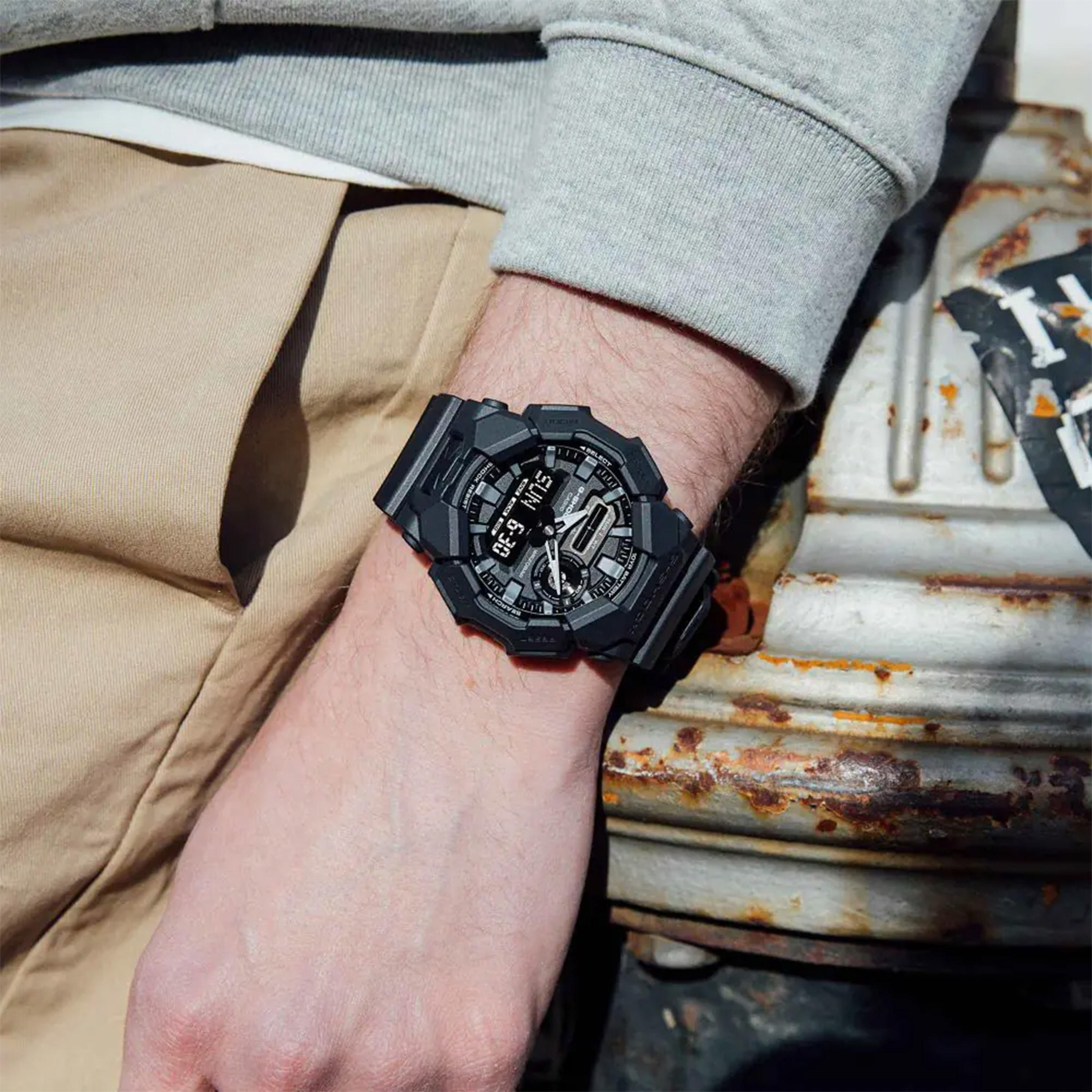 G-SHOCK Men's 51MM Black Analog-Digital Resin Strap Watch | GA-010-1A1DR-men-watchesandjewellery-watches-image-6