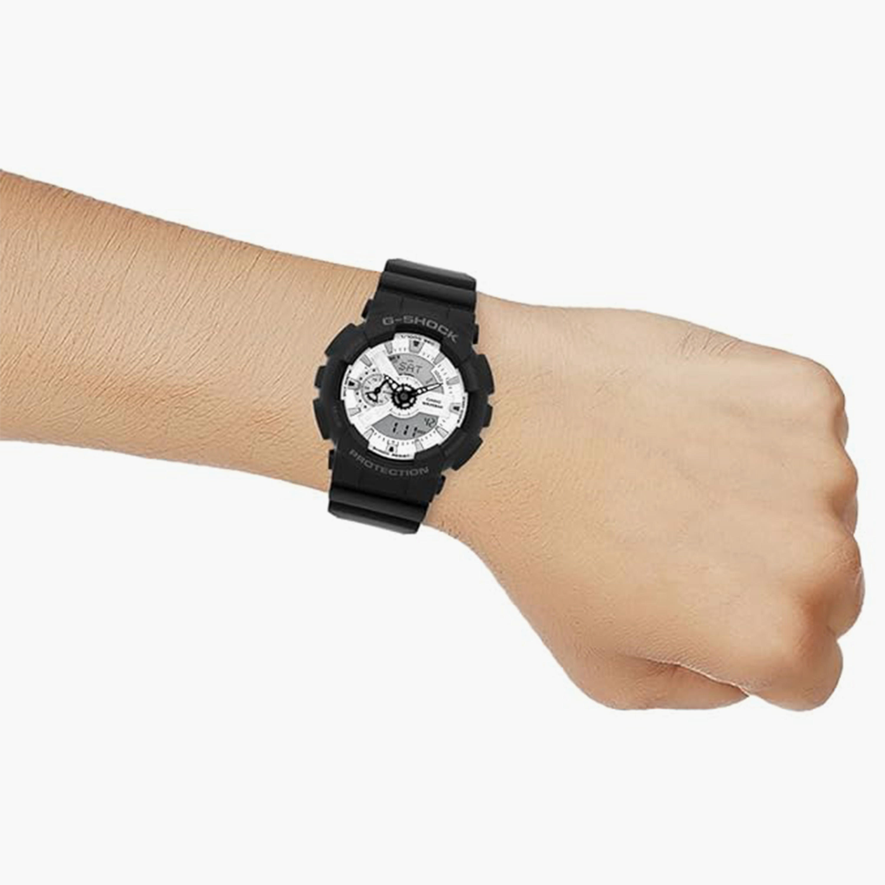 G-SHOCK Men's 51MM Black Analog-Digital Resin Strap Watch | GA-110WD-1ADR-men-watchesandjewellery-watches-image-6