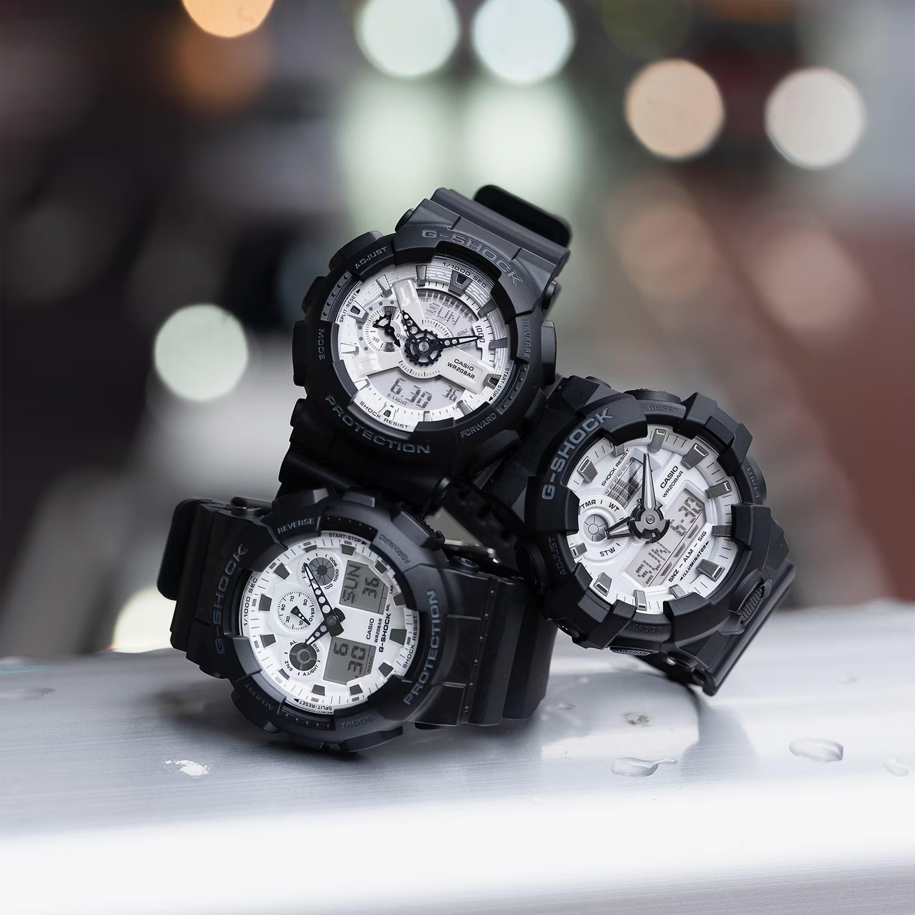 جي شوك- ساعة رجالية  تناظرية/رقمية سوار بلاسيتيكي لون أسود  53 مم | GA-700WD-1ADR-men-watchesandjewellery-watches-image-4