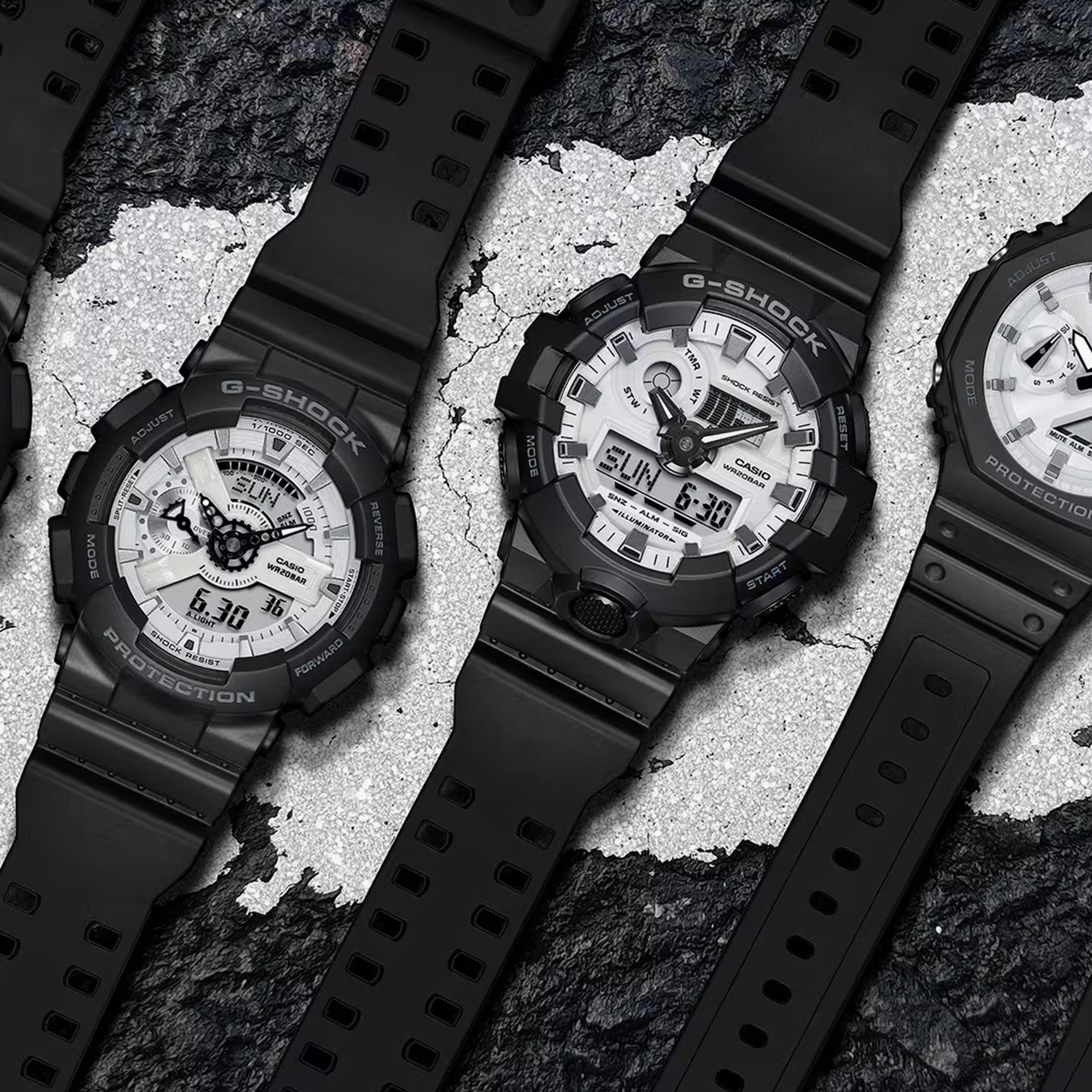جي شوك- ساعة رجالية  تناظرية/رقمية سوار بلاسيتيكي لون أسود  53 مم | GA-700WD-1ADR-men-watchesandjewellery-watches-image-5