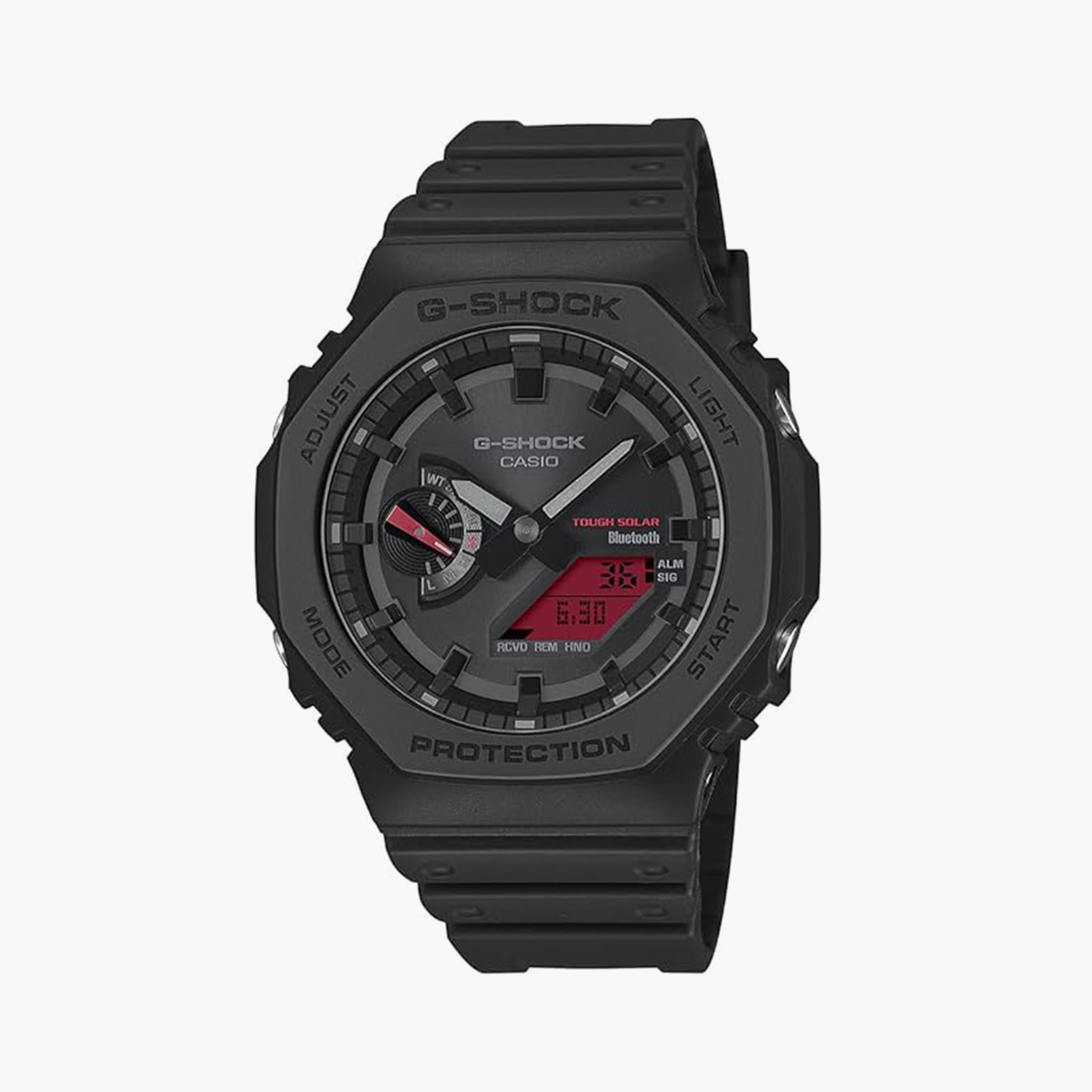 جي شوك- ساعة رجالية  تناظرية/رقمية سوار بلاسيتيكي لون أسود  45 مم | GA-B2100BBR-1ADR-men-watchesandjewellery-watches-image-1