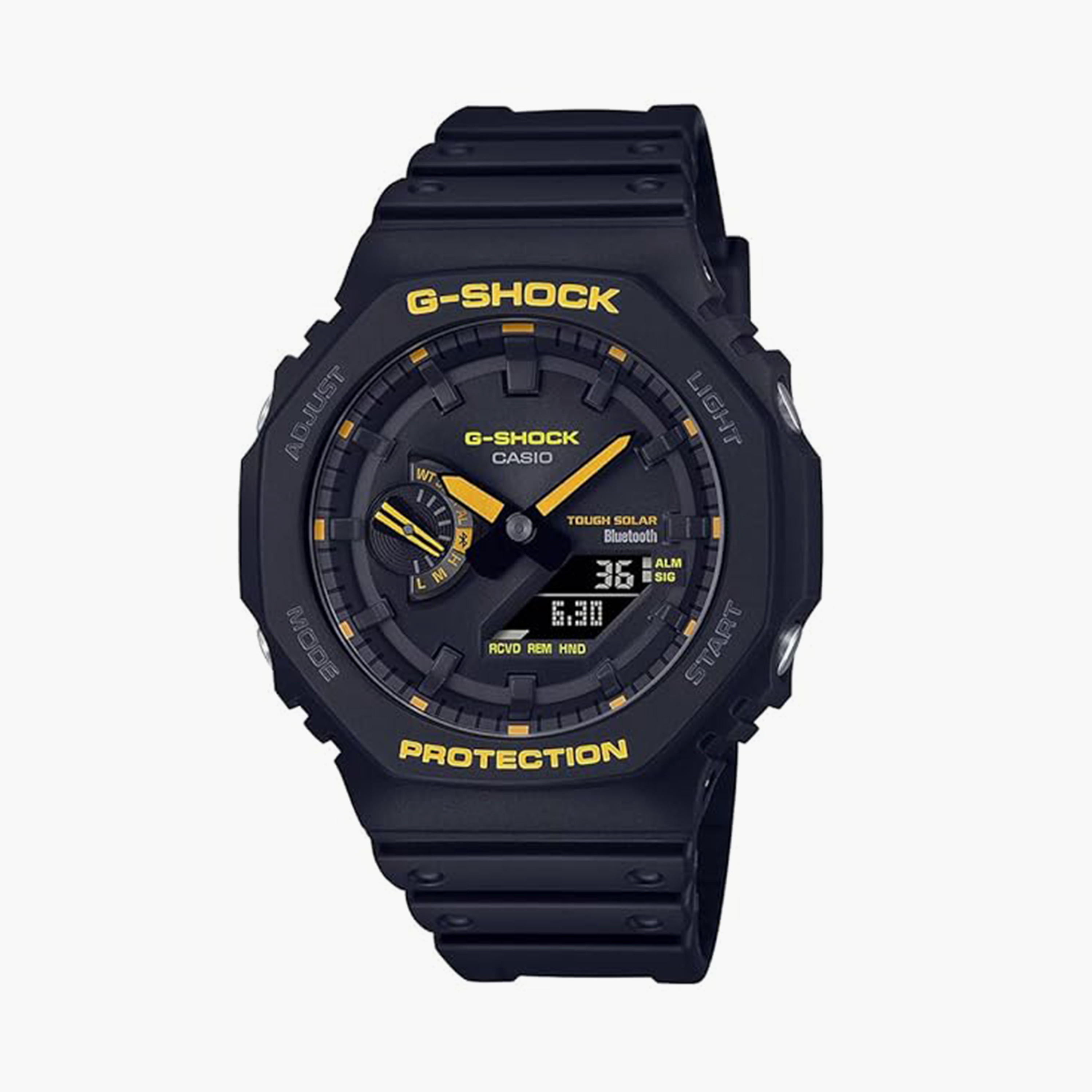 جي شوك- ساعة رجالية  تناظرية/رقمية سوار بلاسيتيكي لون أسود  45 مم | GA-B2100CY-1ADR-men-watchesandjewellery-watches-image-1