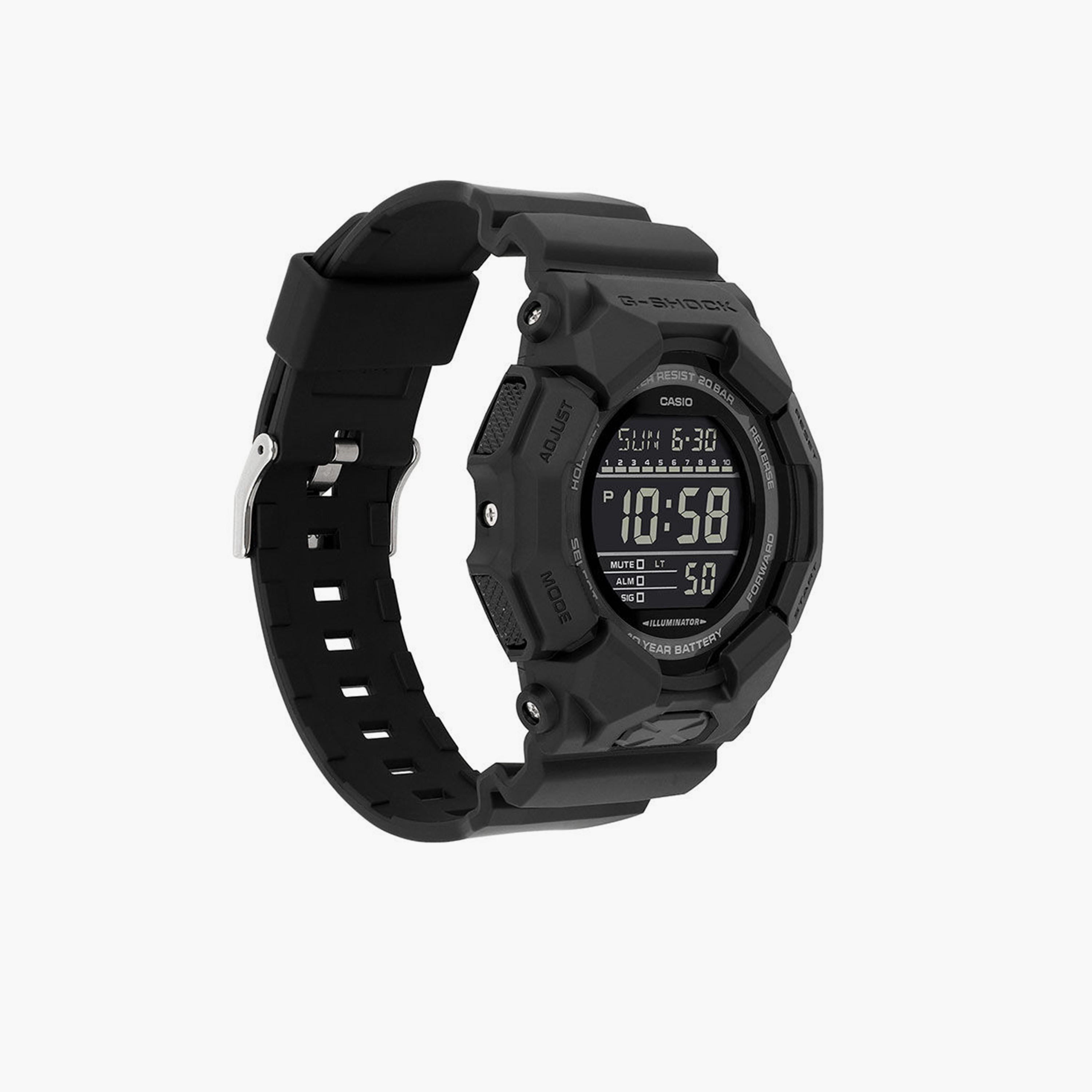جي شوك- ساعة رجالية رقمية سوار بلاسيتيكي لون أسود  51 مم | GD-010-1A1DR-men-watchesandjewellery-watches-image-3