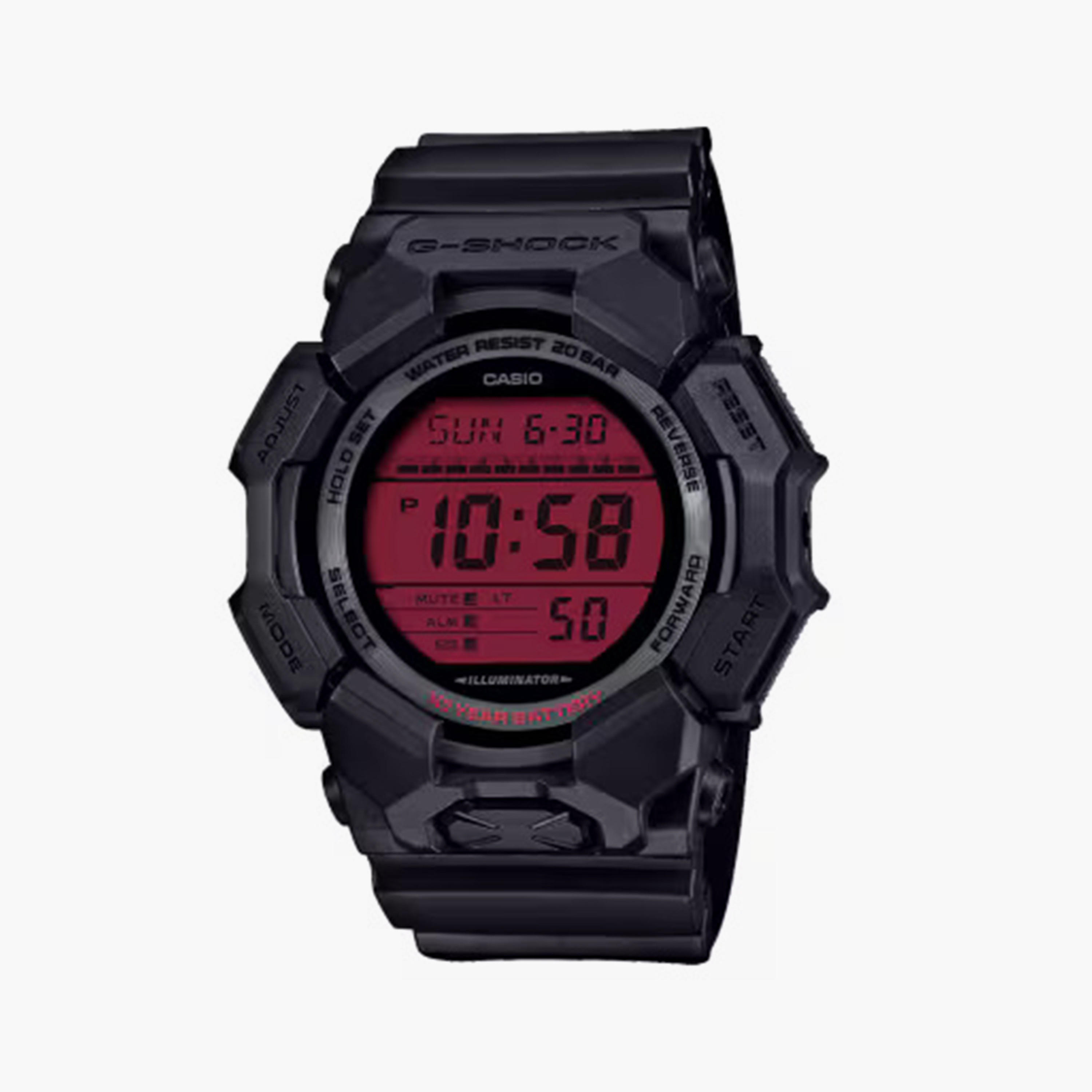 G-SHOCK Men's 51MM Black Digital Resin Strap Watch | GD-010BBR-1DR-men-watchesandjewellery-watches-image-1