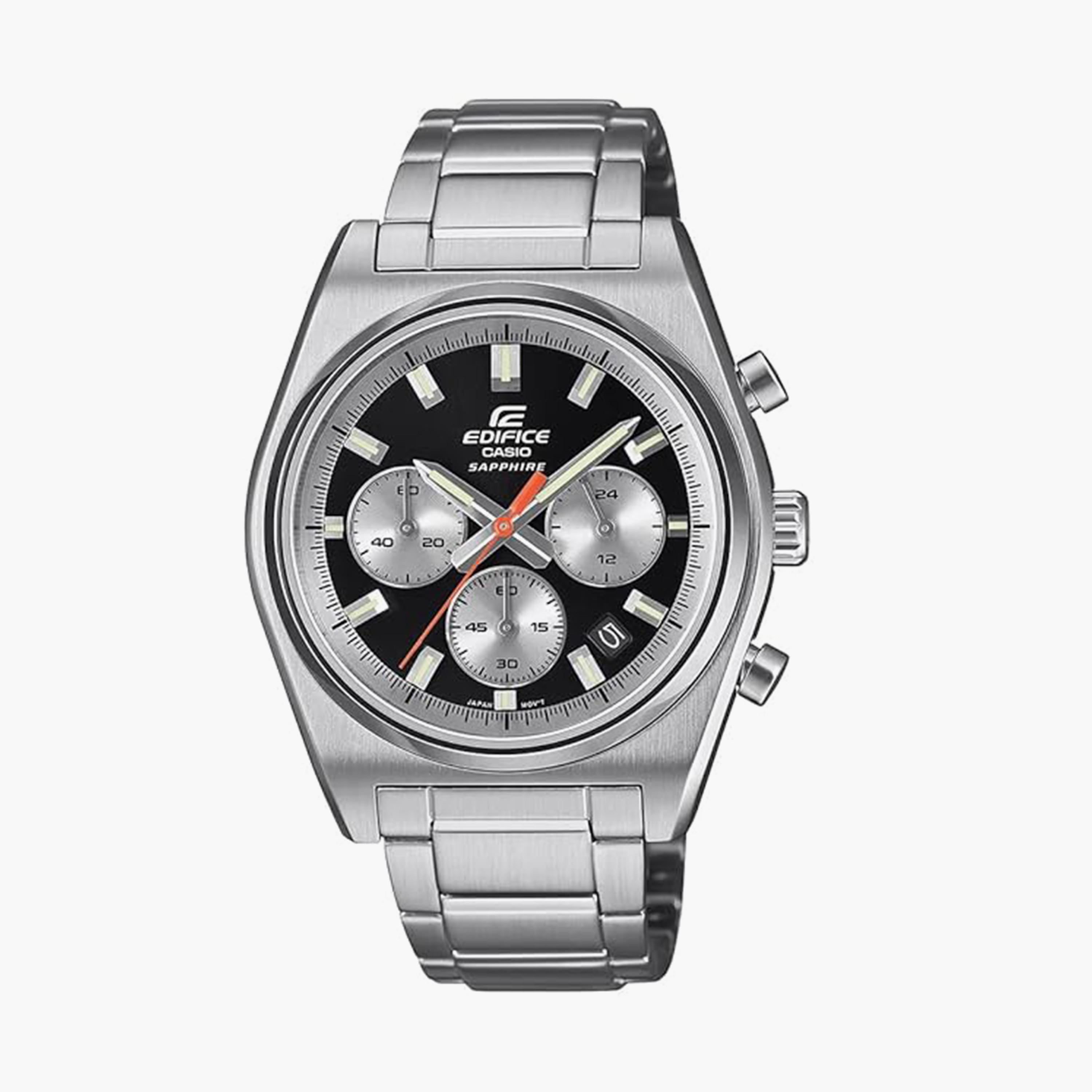 Edifice Men's 40MM Silver Analog Stainless Steel Strap Watch | EFB-730D-1AVUDF-men-watchesandjewellery-watches-image-1