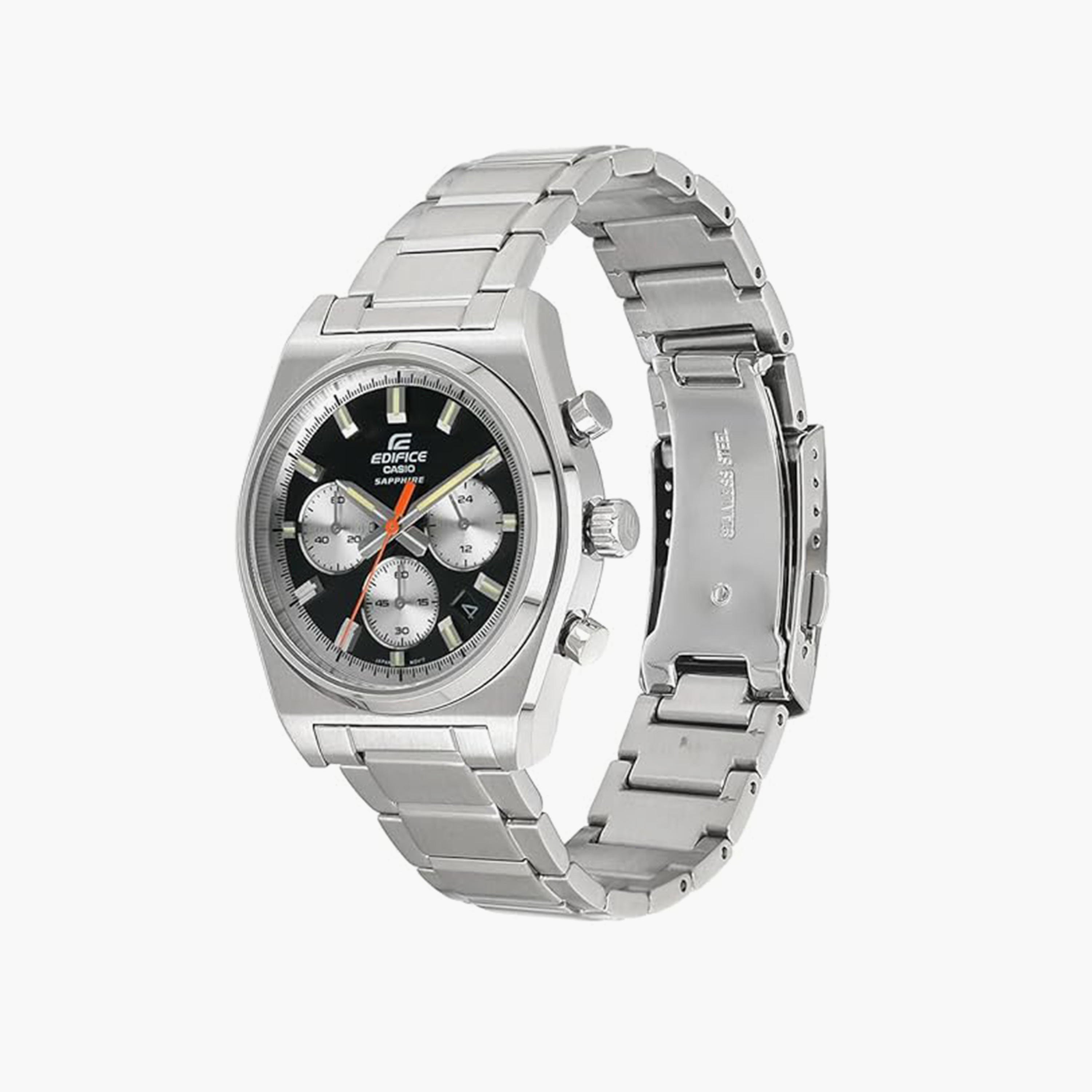 Edifice Men's 40MM Silver Analog Stainless Steel Strap Watch | EFB-730D-1AVUDF-men-watchesandjewellery-watches-image-2