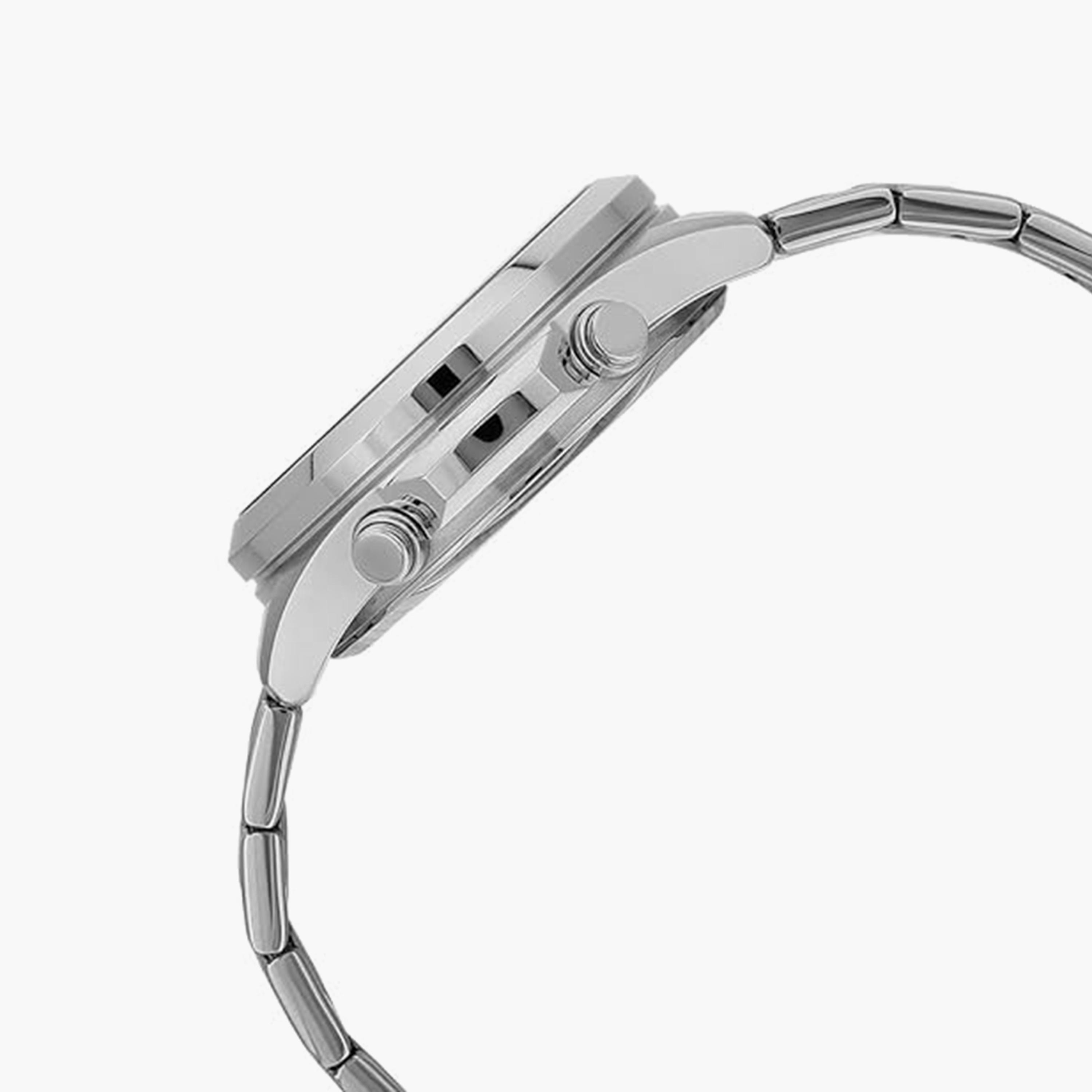Edifice Men's 45MM Silver Analog-Digital Stainless Steel Strap Watch | EFV-C120D-1ADF-men-watchesandjewellery-watches-image-4