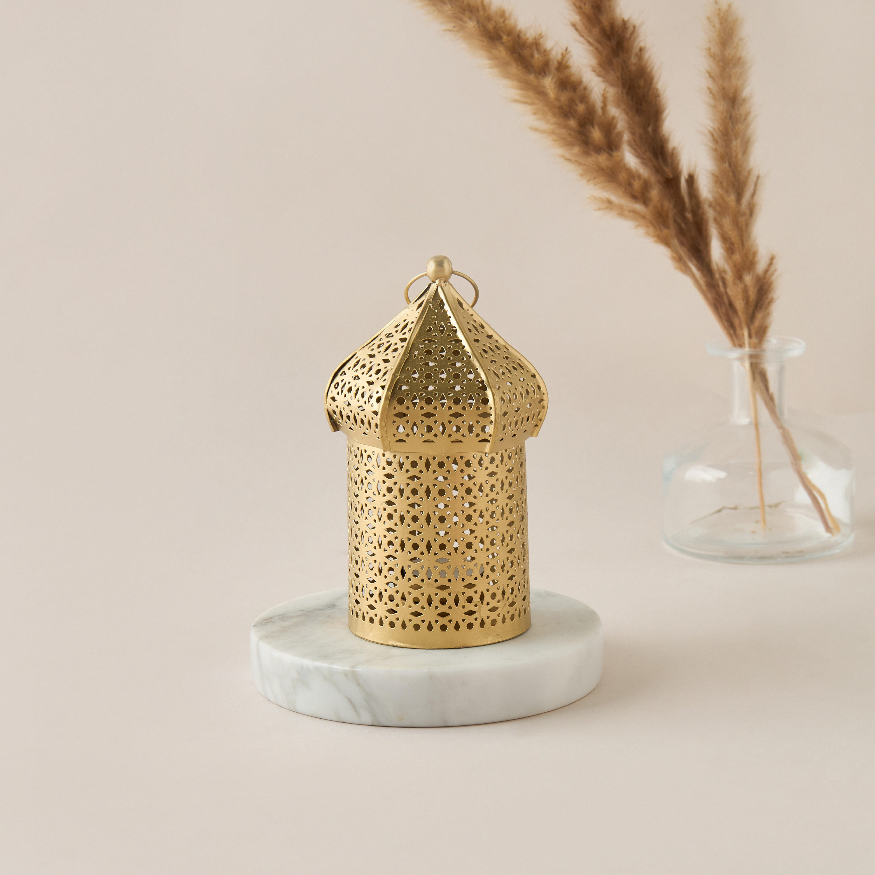 Decorative Cutout Tealight Lantern - 9x16 cms-household-decor-candleholdersandlanterns-image-2