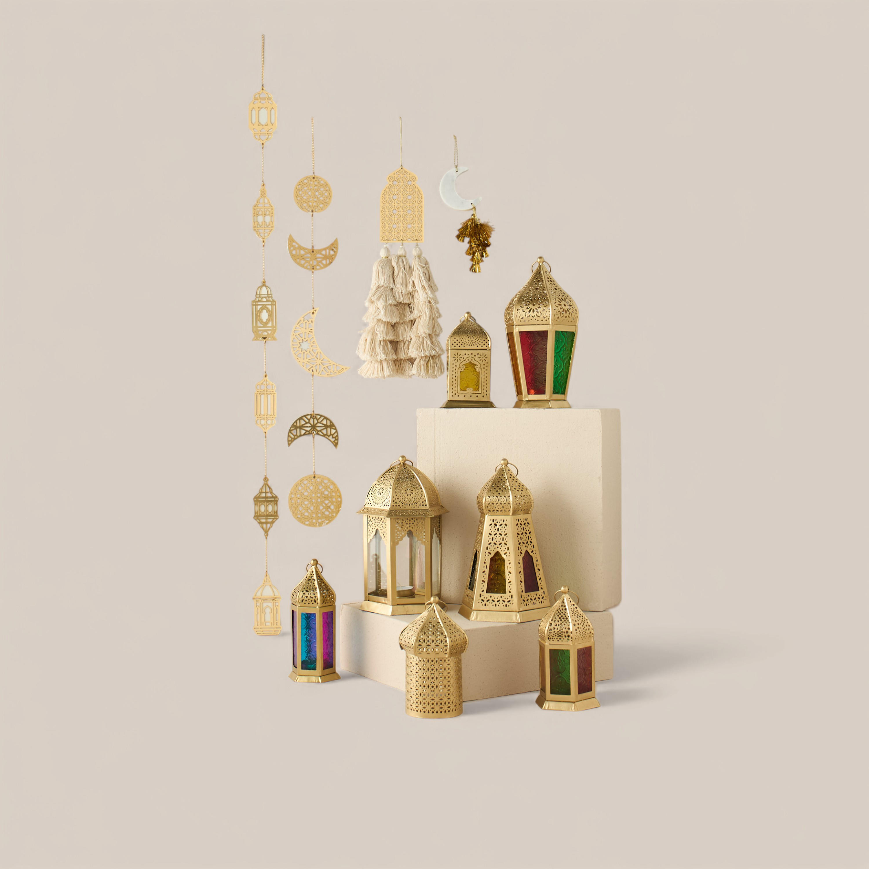 Decorative Cutout Tealight Lantern - 9x16 cms-household-decor-candleholdersandlanterns-image-6