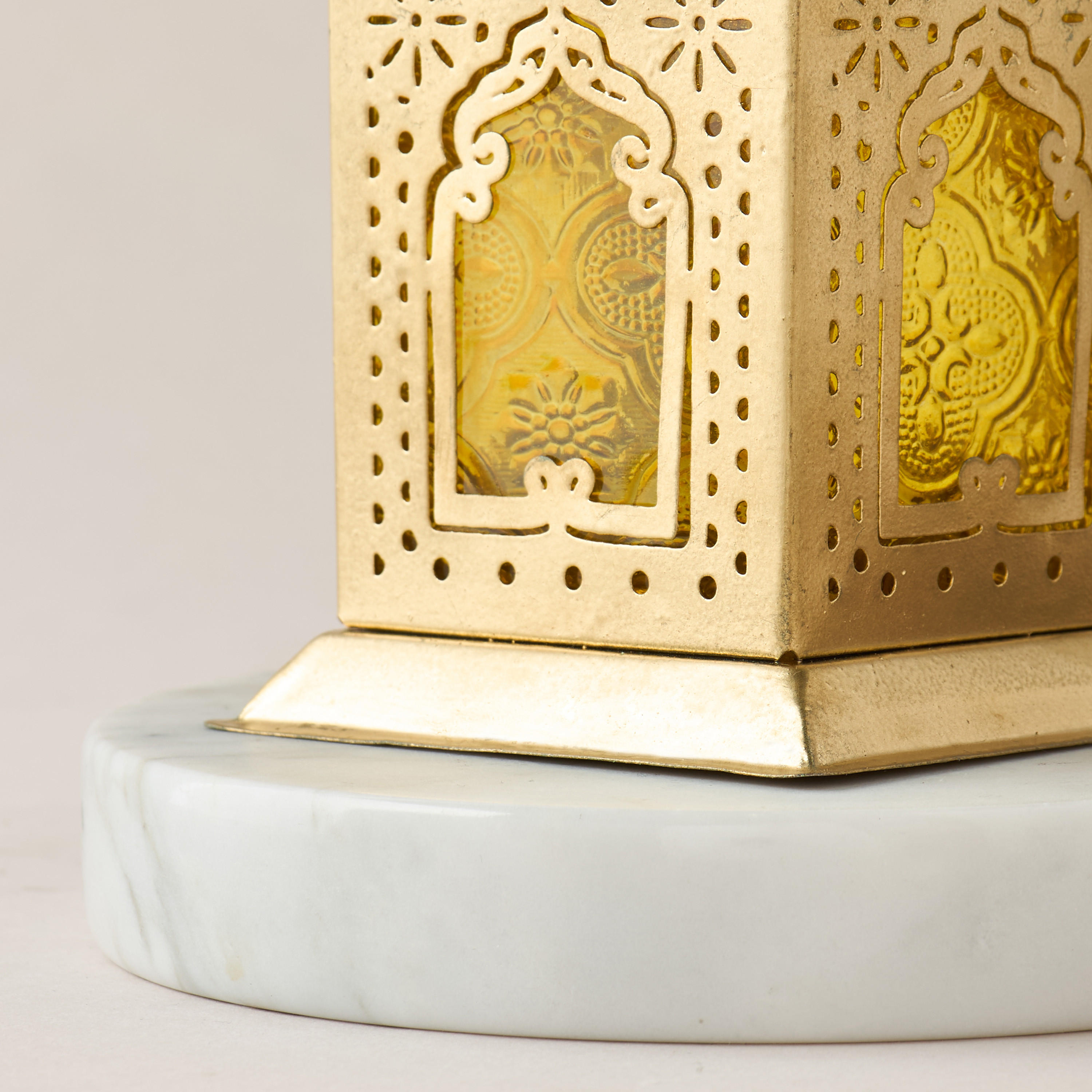 Decorative Glass Panel Tealight Lantern - 9x15 cms-household-decor-candleholdersandlanterns-image-3