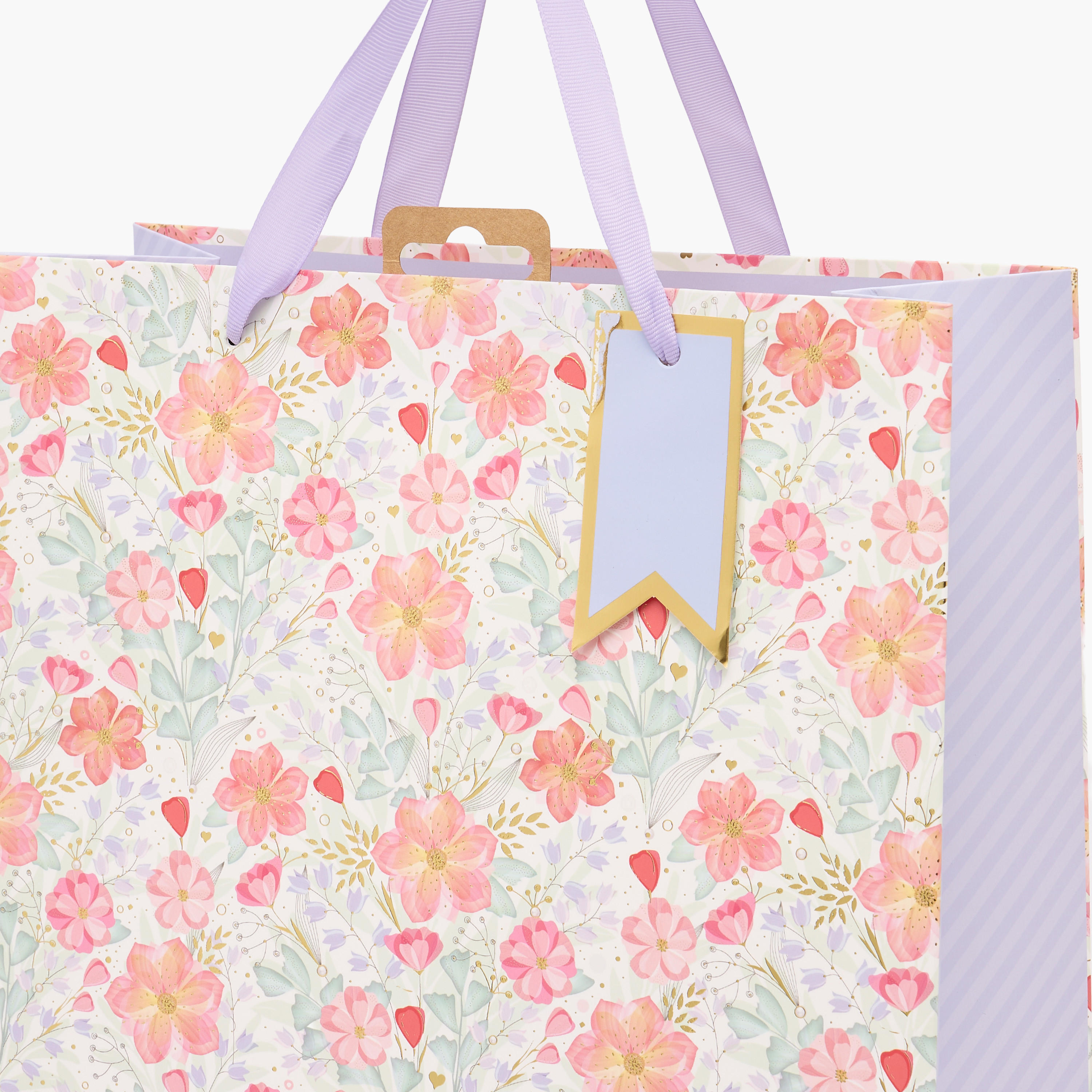 Floral Print Paper Gift Bag - Large-household-giftingaccessories-giftings-image-3