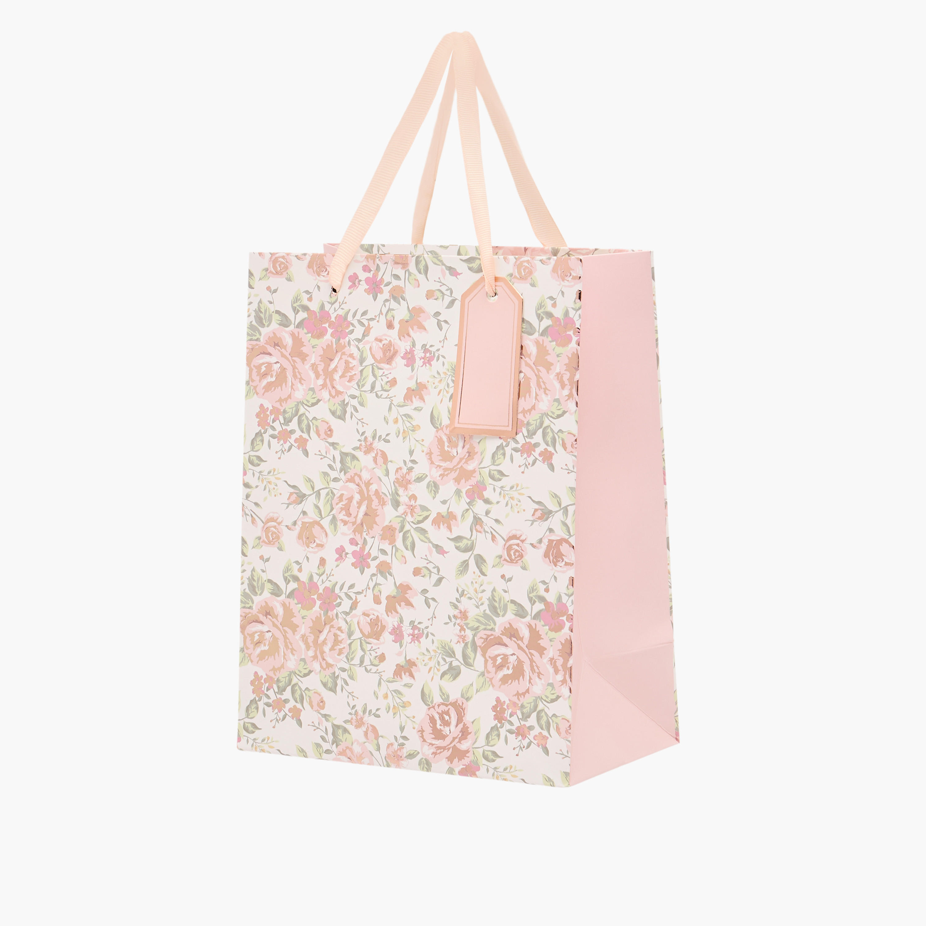 Floral Print Paper Gift Bag - Medium-household-giftingaccessories-giftings-image-2
