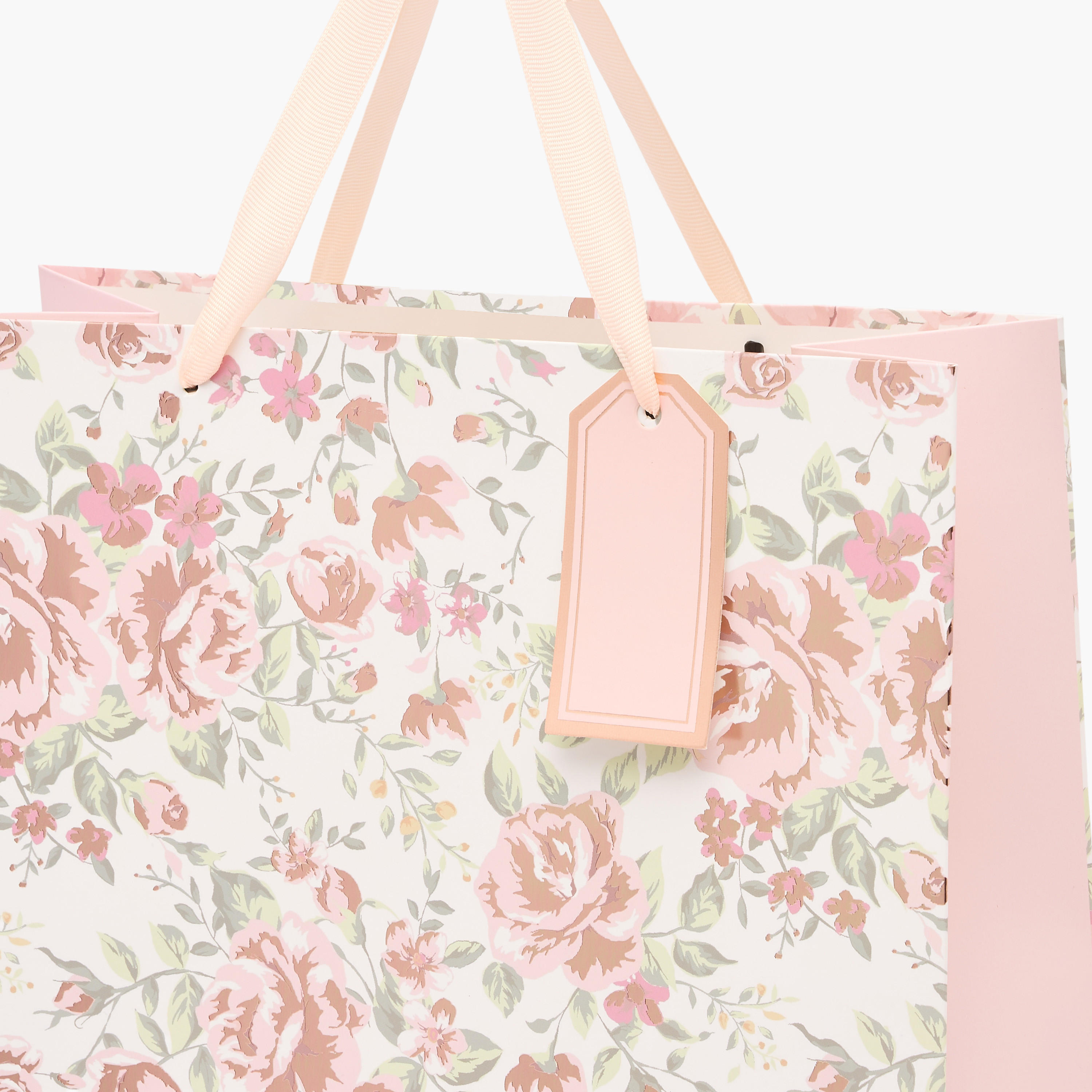 Floral Print Paper Gift Bag - Large-household-giftingaccessories-giftings-image-3