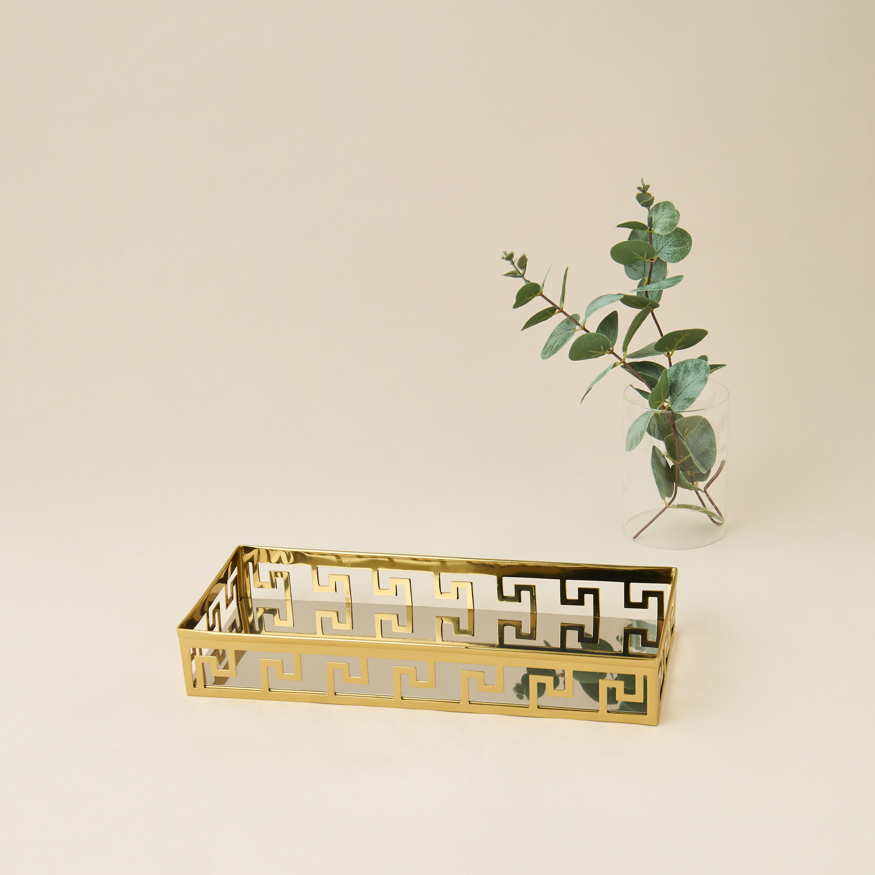 Gia como Gia Cutwork Detail Decorative Tray - 30x13 cms-household-decor-boxesandtrays-image-1
