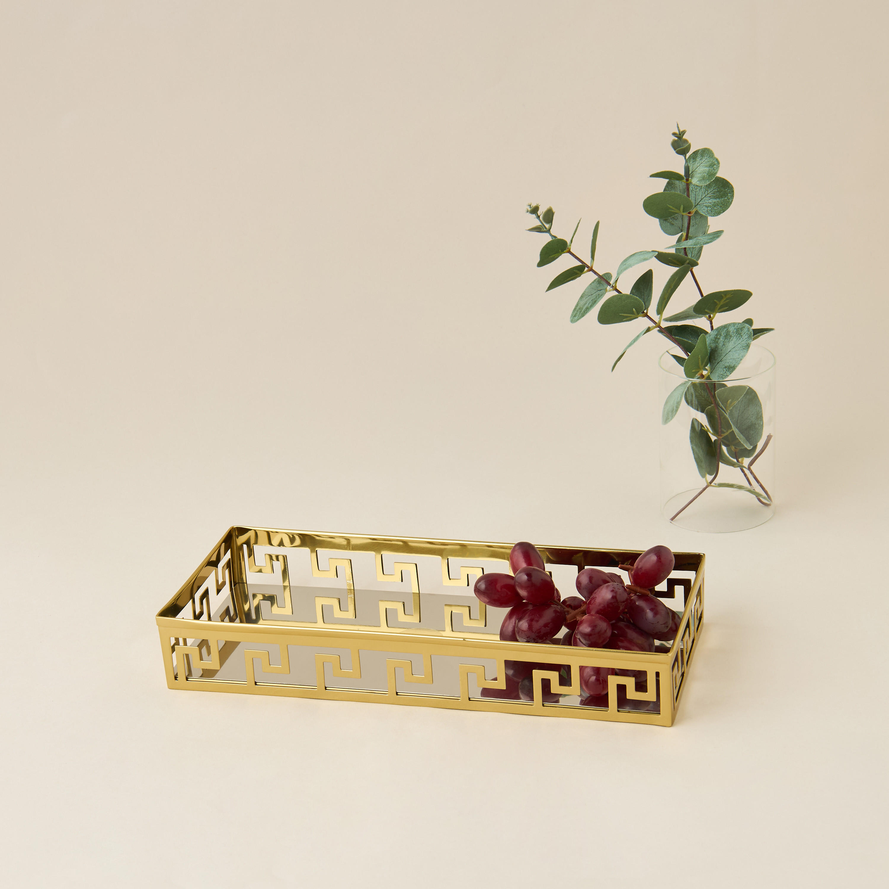Gia como Gia Cutwork Detail Decorative Tray - 30x13 cms-household-decor-boxesandtrays-image-2