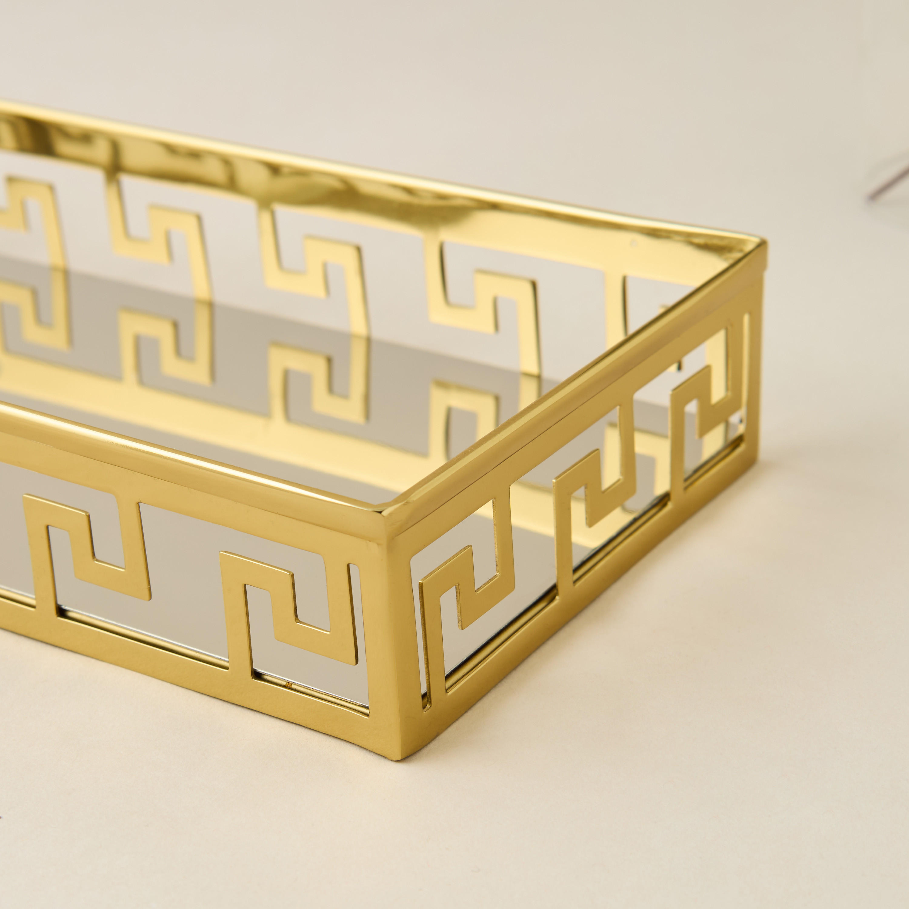 Gia como Gia Cutwork Detail Decorative Tray - 30x13 cms-household-decor-boxesandtrays-image-4