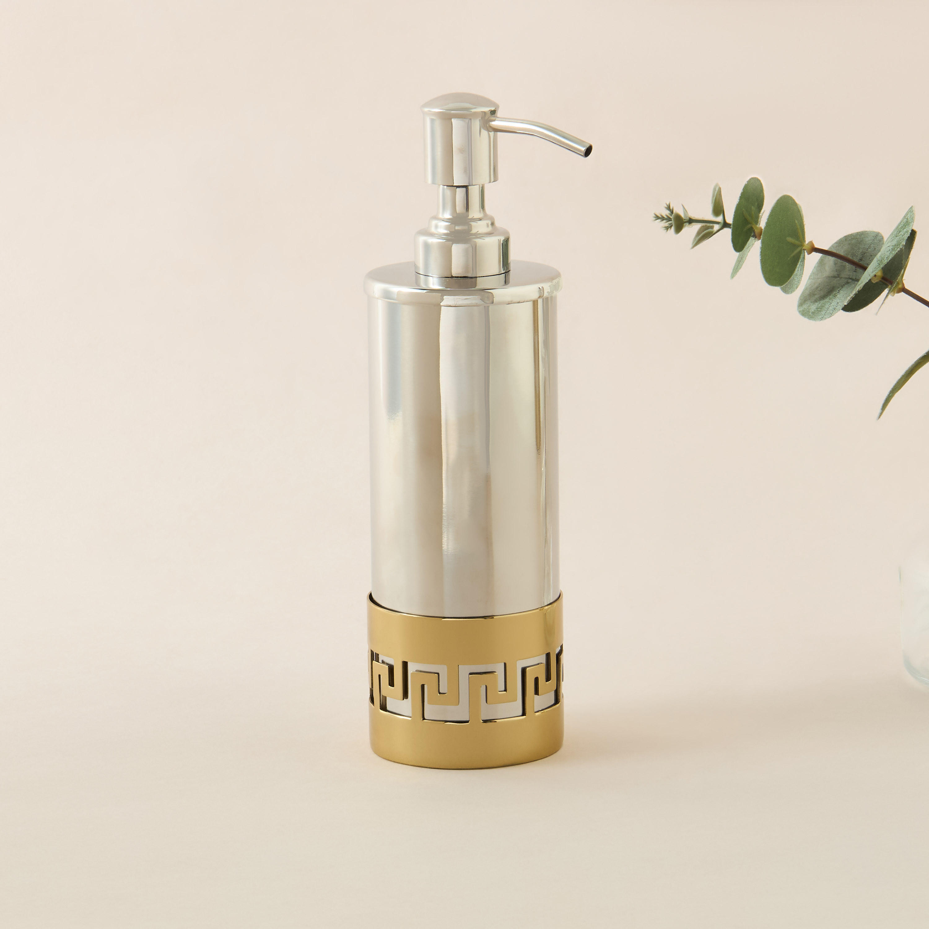 Gia como Cutout Detail Stainless Steel Lotion Dispenser-household-bathandlaundry-bathaccessories-soapdishesanddispensers-image-1