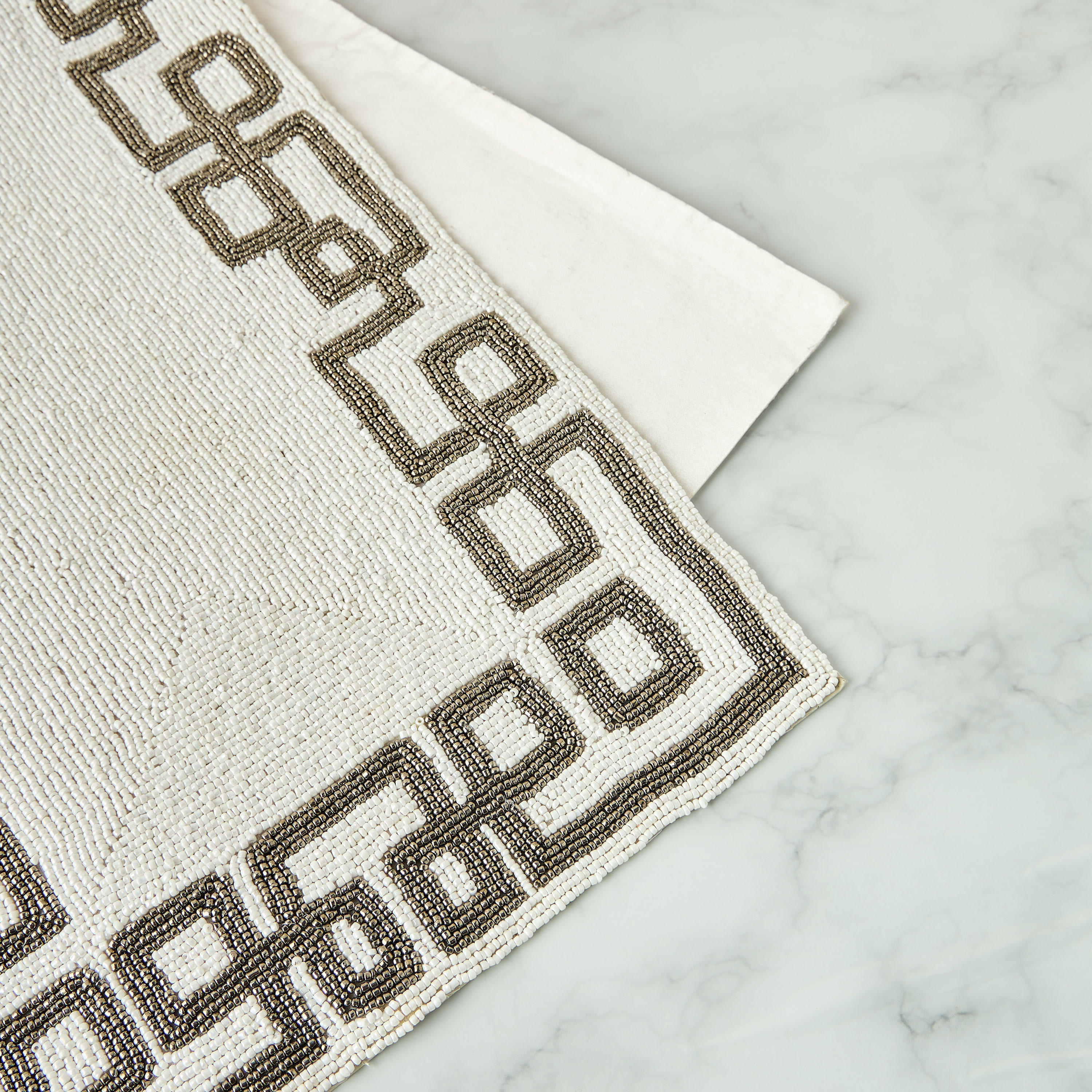 Gia Beaded Runner - 90x33 cms-household-dining-tablelinen-runnersandtablecovers-image-4