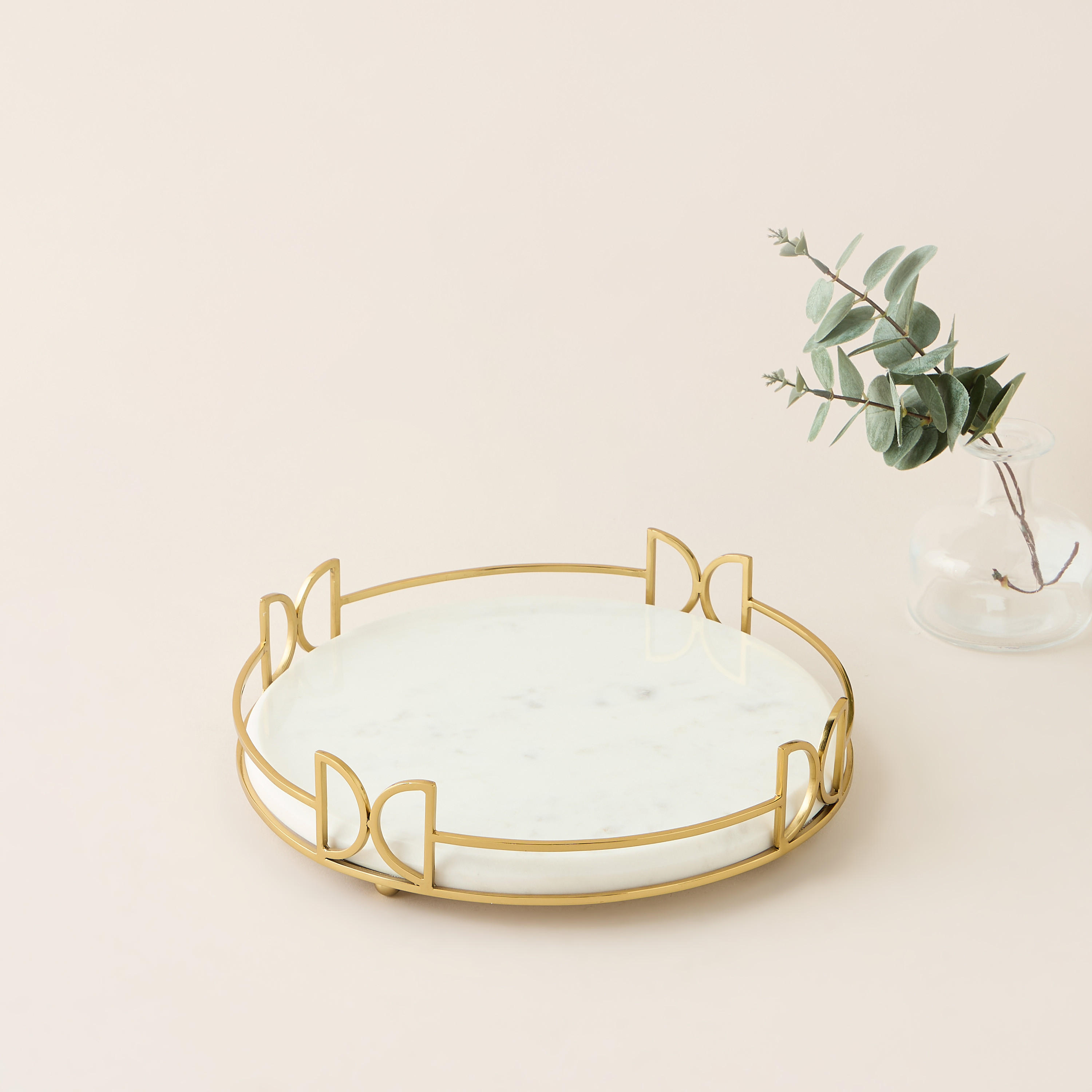 Gia Como Decorative Tray - 29 cms-household-decor-boxesandtrays-image-2