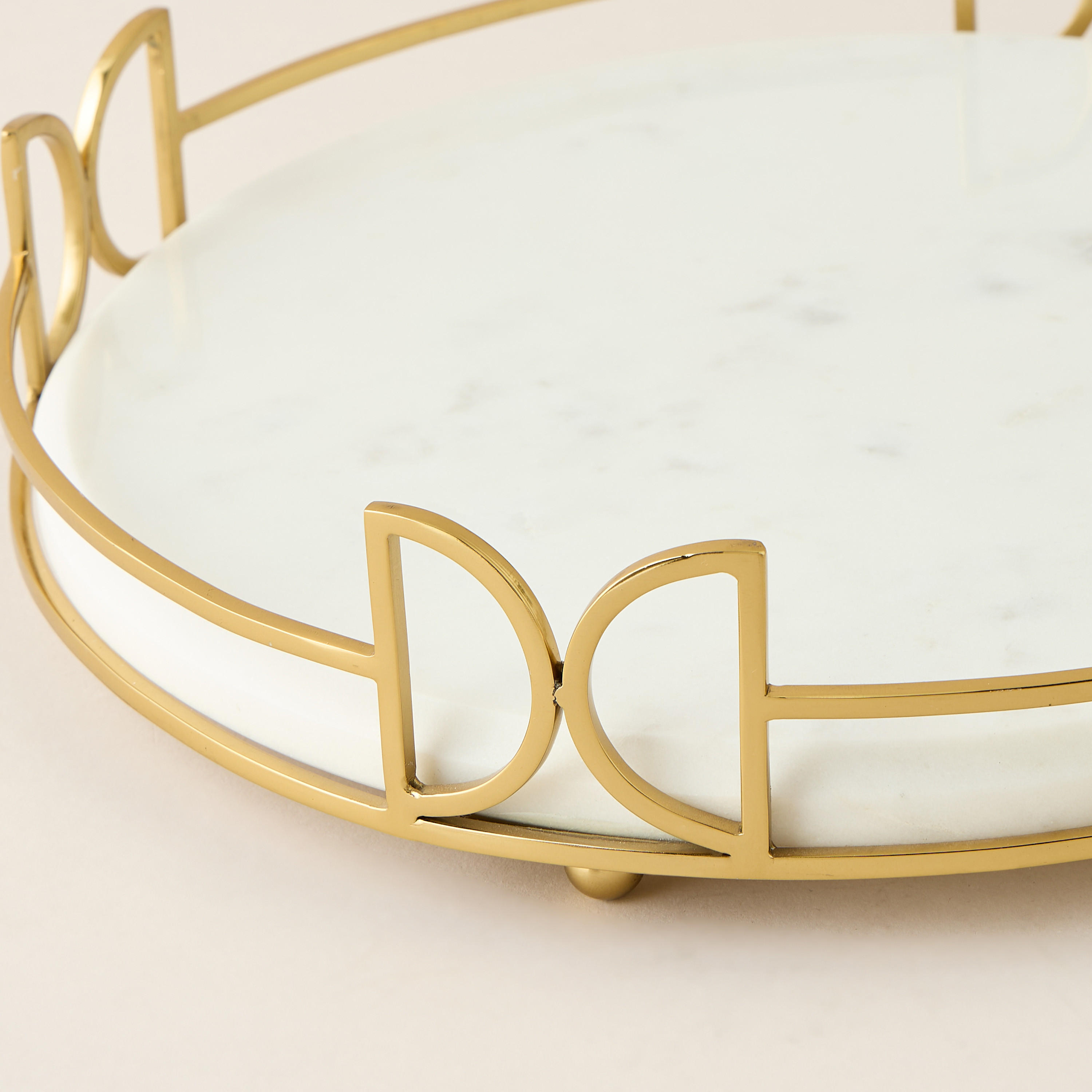 Gia Como Decorative Tray - 29 cms-household-decor-boxesandtrays-image-3