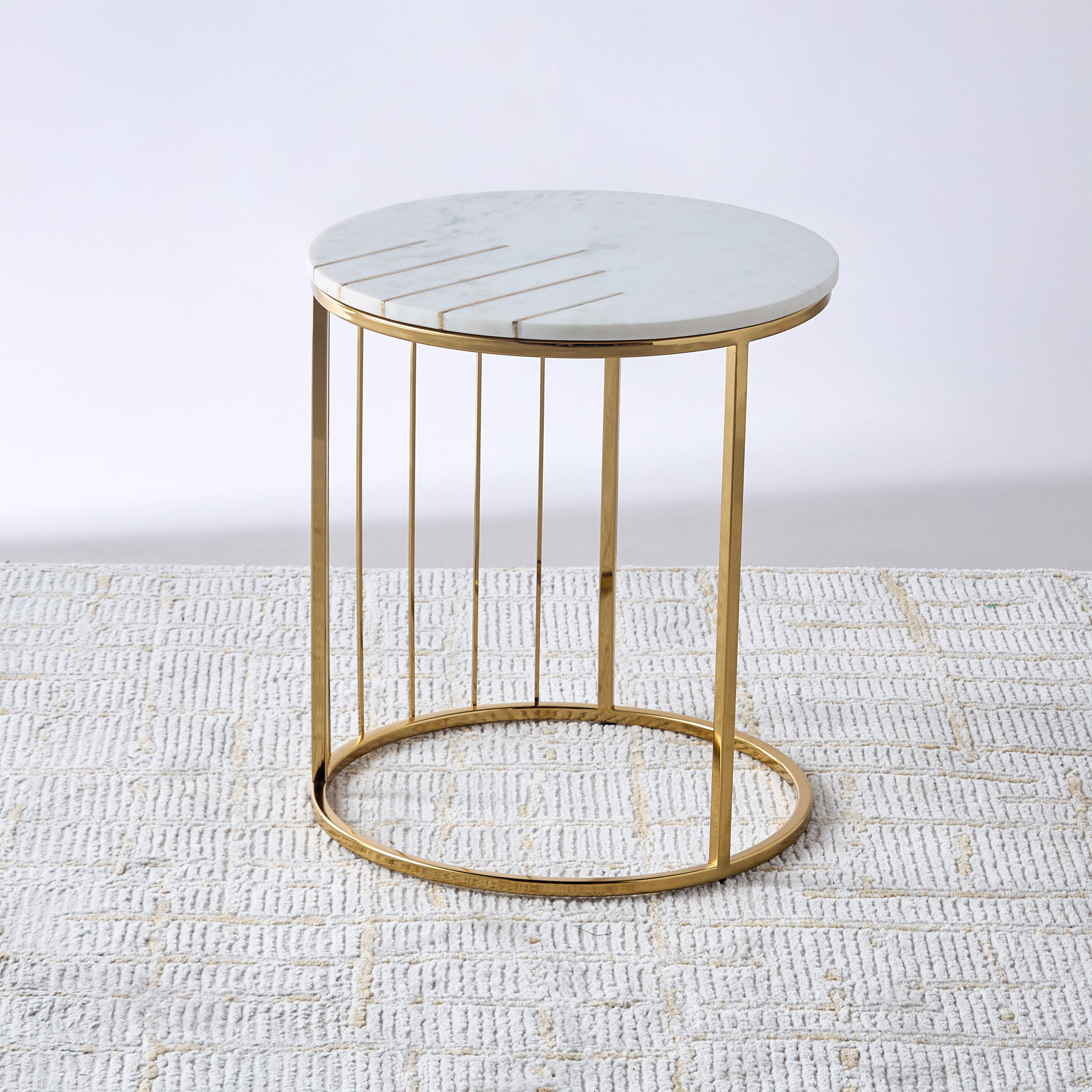طاولة جانبية بسطح رخام من جيا - 16x18 سم-furniture-livingroom-sideandendtables-image-1