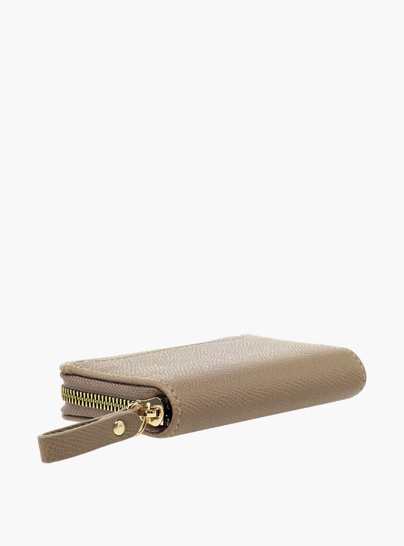 حافظة بطاقات سادة بسحّاب إغلاق من ساشا-women-bagsandwallets-wallets-image-4