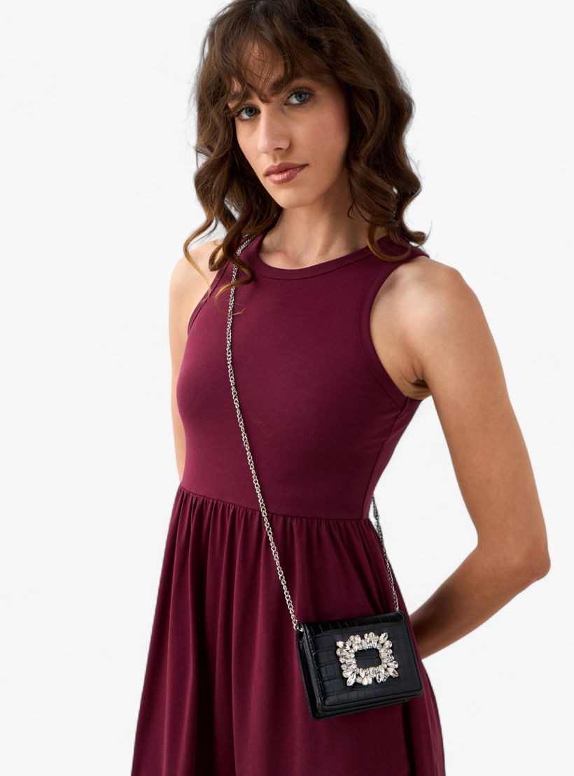 Sasha Embellished Crossbody Bag with Chain Strap-women-bagsandwallets-handbags-image-2