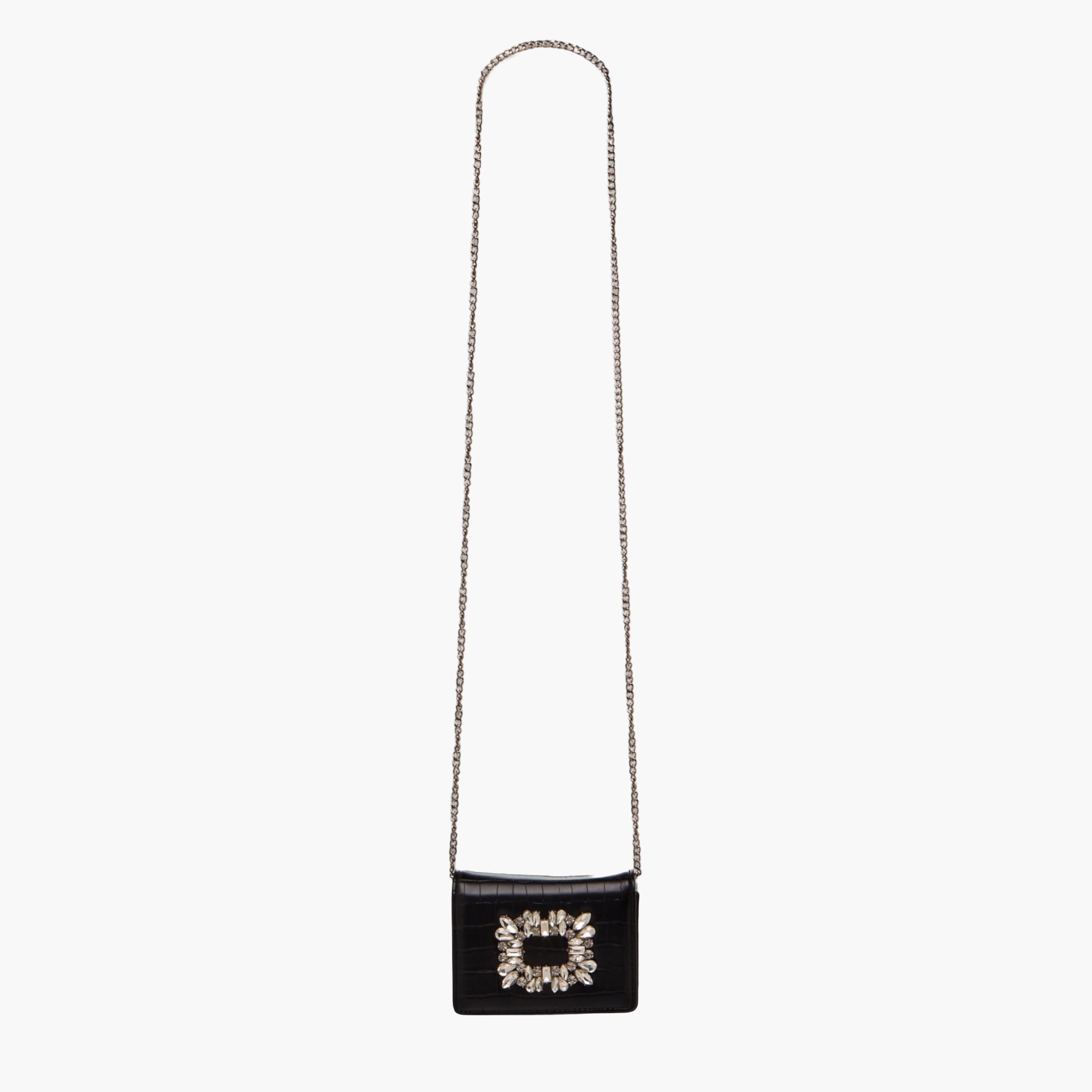 Sasha Embellished Crossbody Bag with Chain Strap-women-bagsandwallets-handbags-image-3