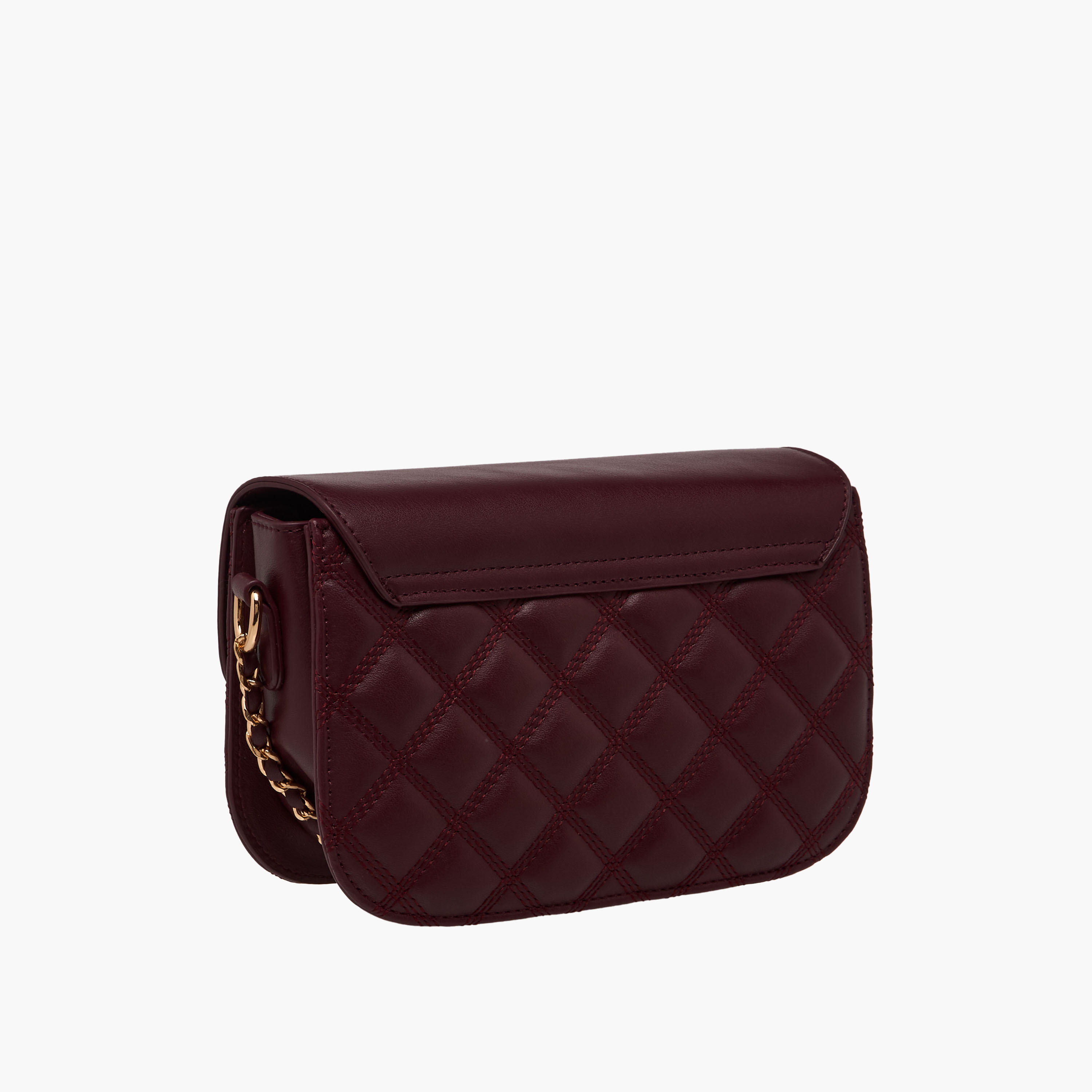 شنطة كروس بودي مبطنة بزينة معدنية وحزام سلسلة آر إس إف من ساشا-women-bagsandwallets-handbags-image-4