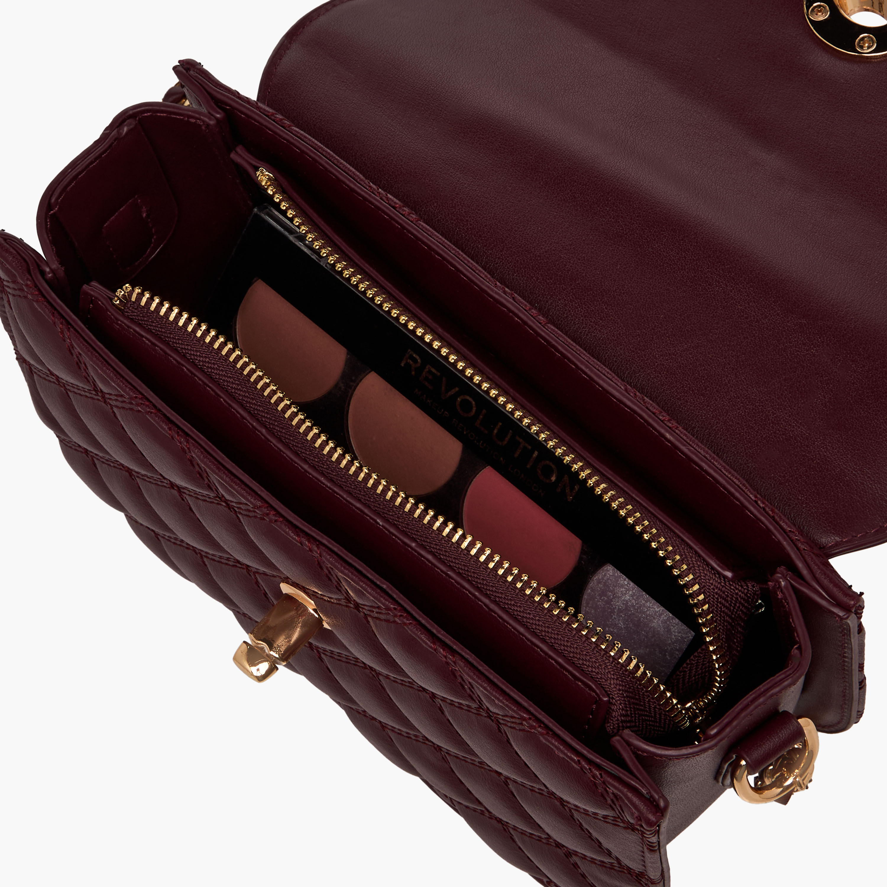شنطة كروس بودي مبطنة بزينة معدنية وحزام سلسلة آر إس إف من ساشا-women-bagsandwallets-handbags-image-8