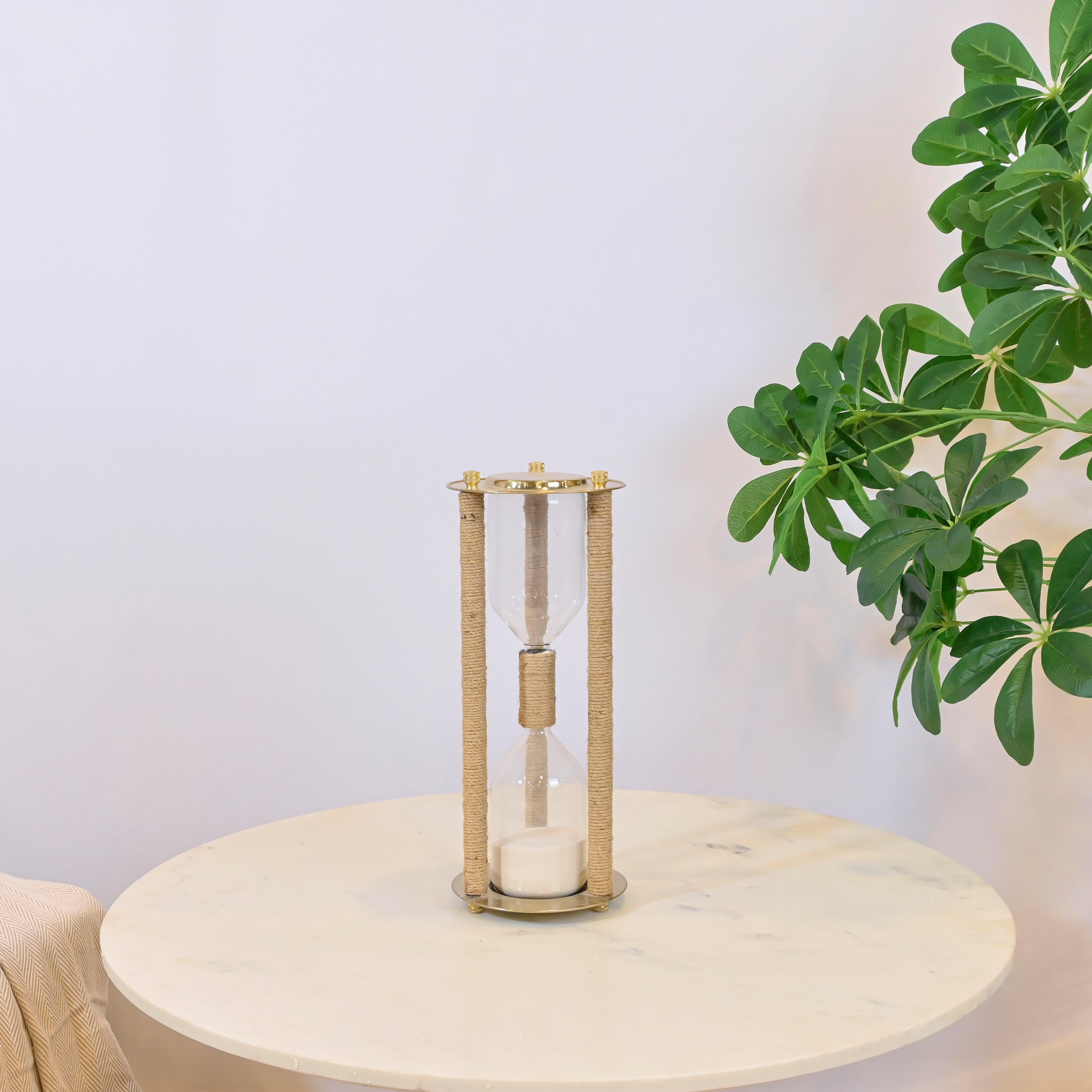 Crafted by Lifestyle Decorative Hourglass Timer-household-decor-decorativeobjectsandsculptures-image-1