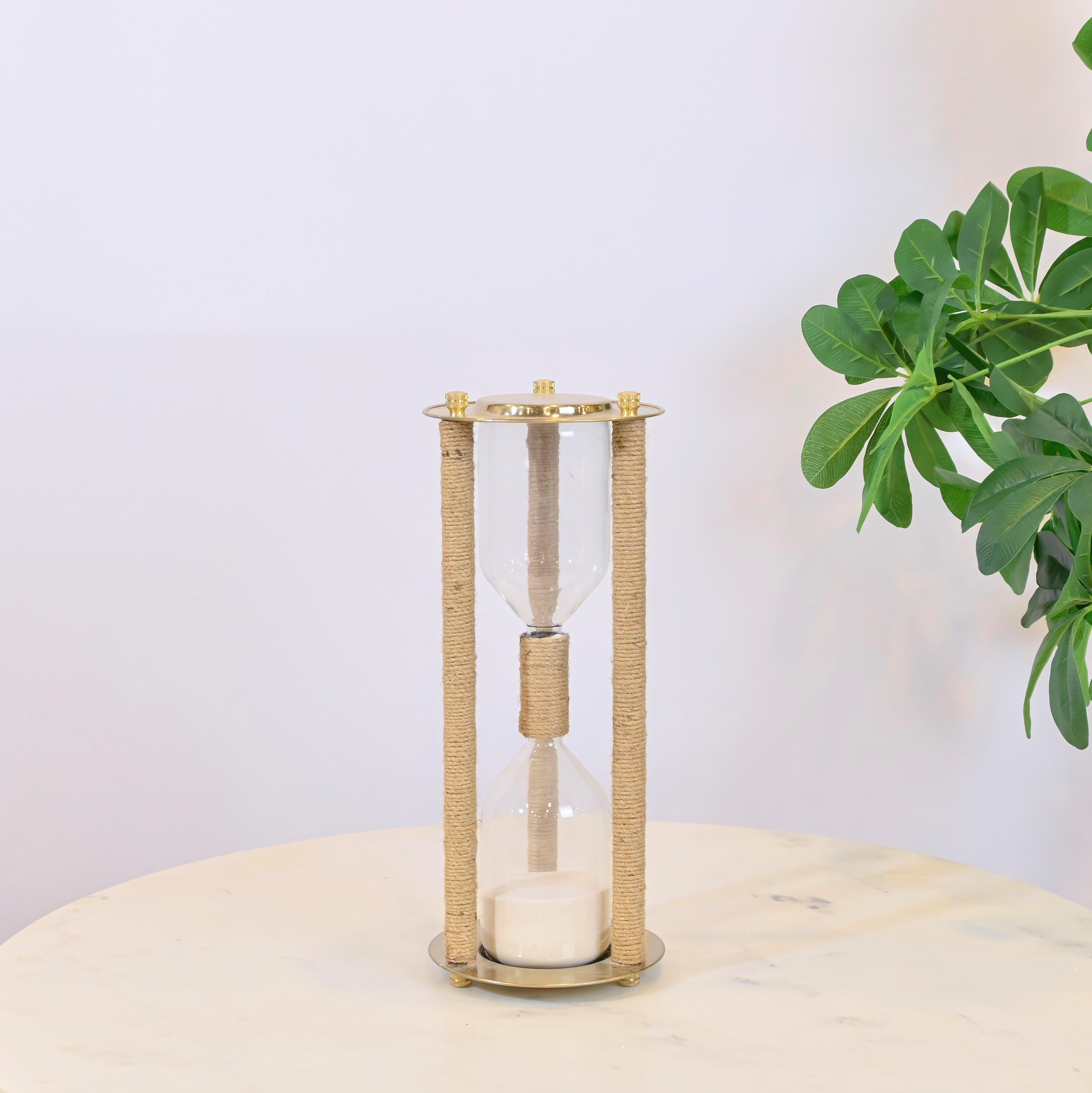 Crafted by Lifestyle Decorative Hourglass Timer-household-decor-decorativeobjectsandsculptures-image-2