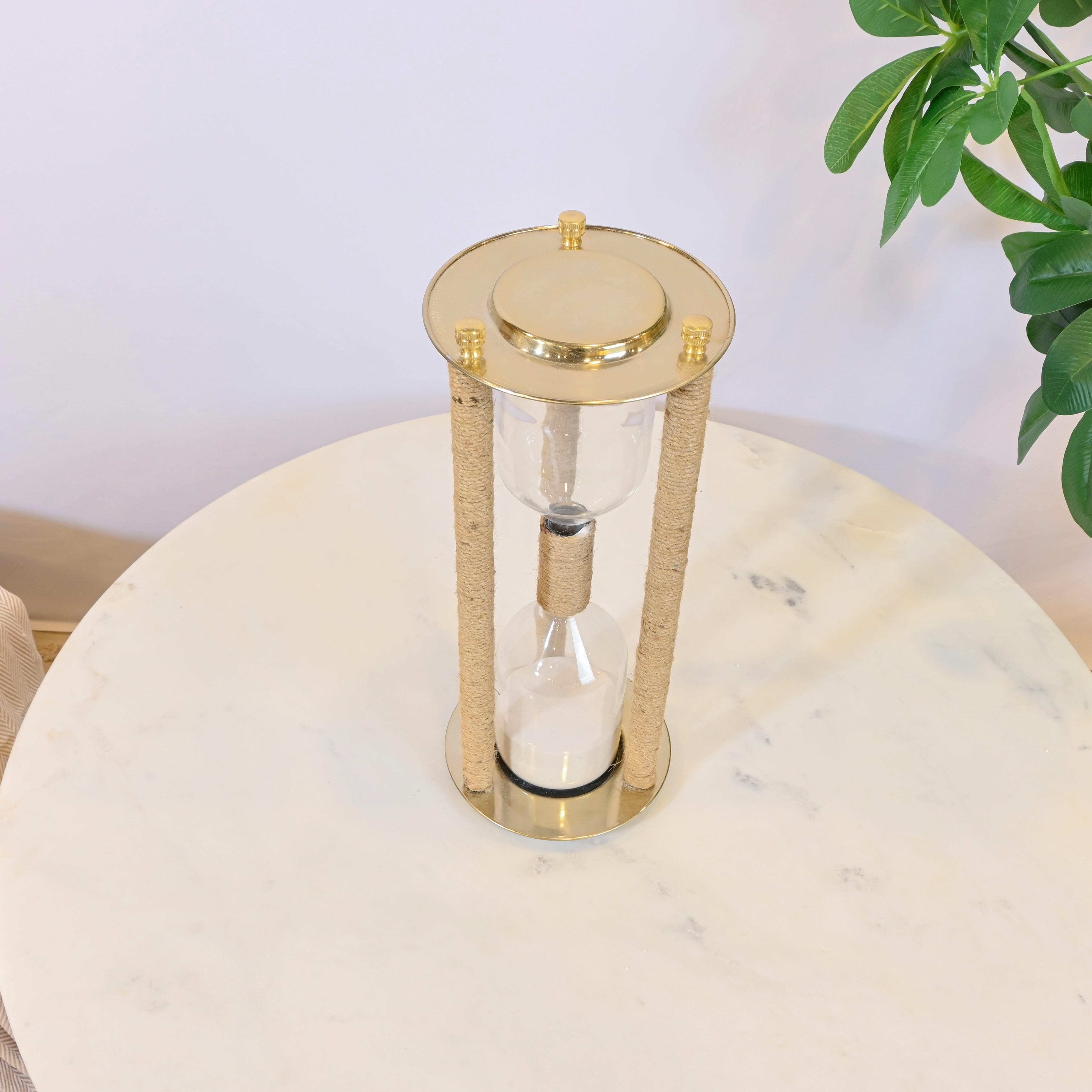 Crafted by Lifestyle Decorative Hourglass Timer-household-decor-decorativeobjectsandsculptures-image-3