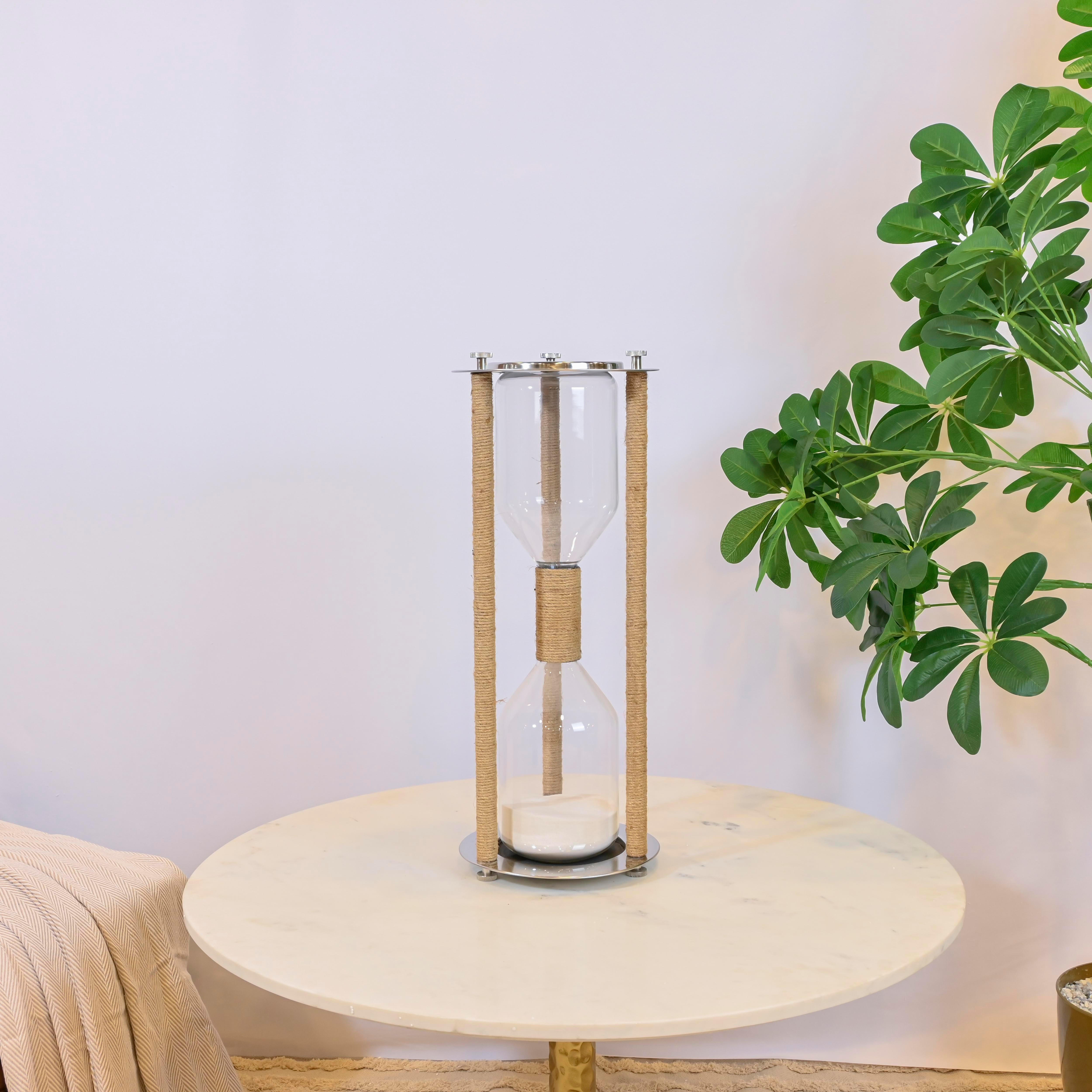 Crafted by Lifestyle Decorative Hourglass Timer-household-decor-decorativeobjectsandsculptures-image-1