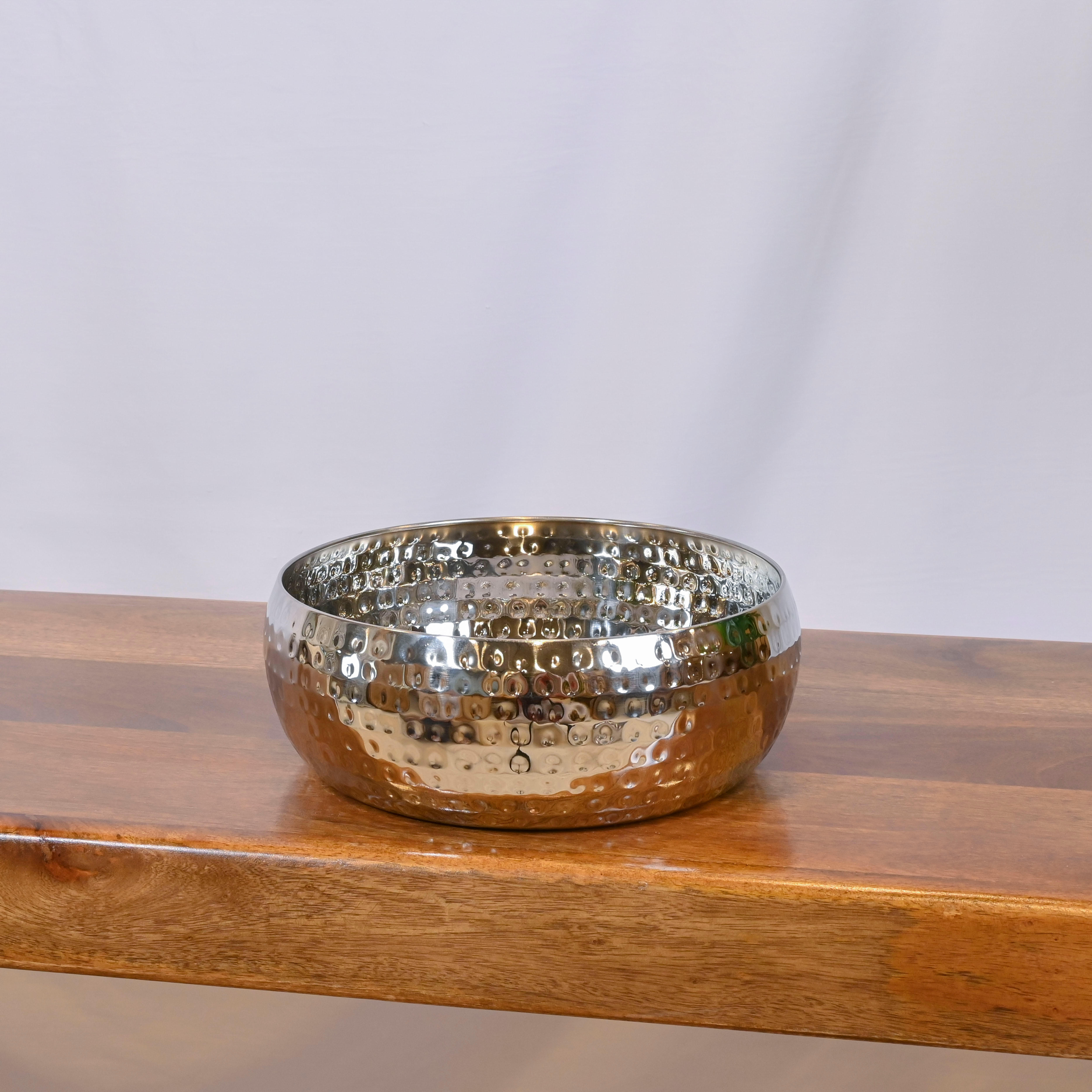 وعاء ديكور من الألومنيوم صنع بواسطة لايف ستايل - 25 سم-household-dining-dinnerware-bowls-image-1