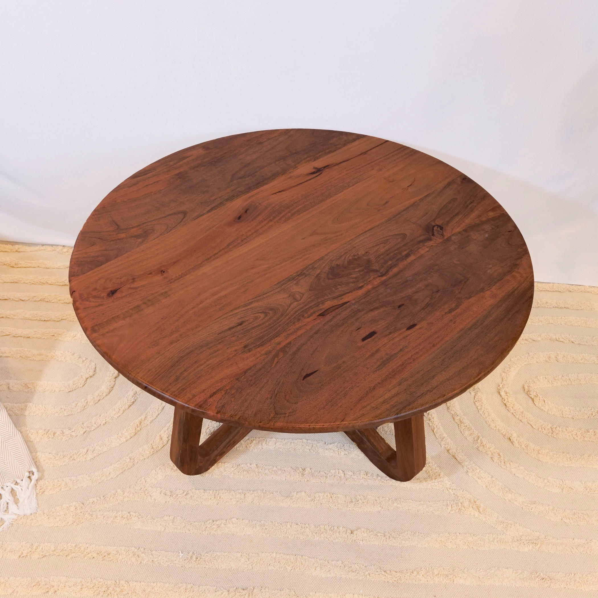 Crafted by Lifestyle Wooden Top Coffee Table-furniture-livingroom-coffeetables-image-2