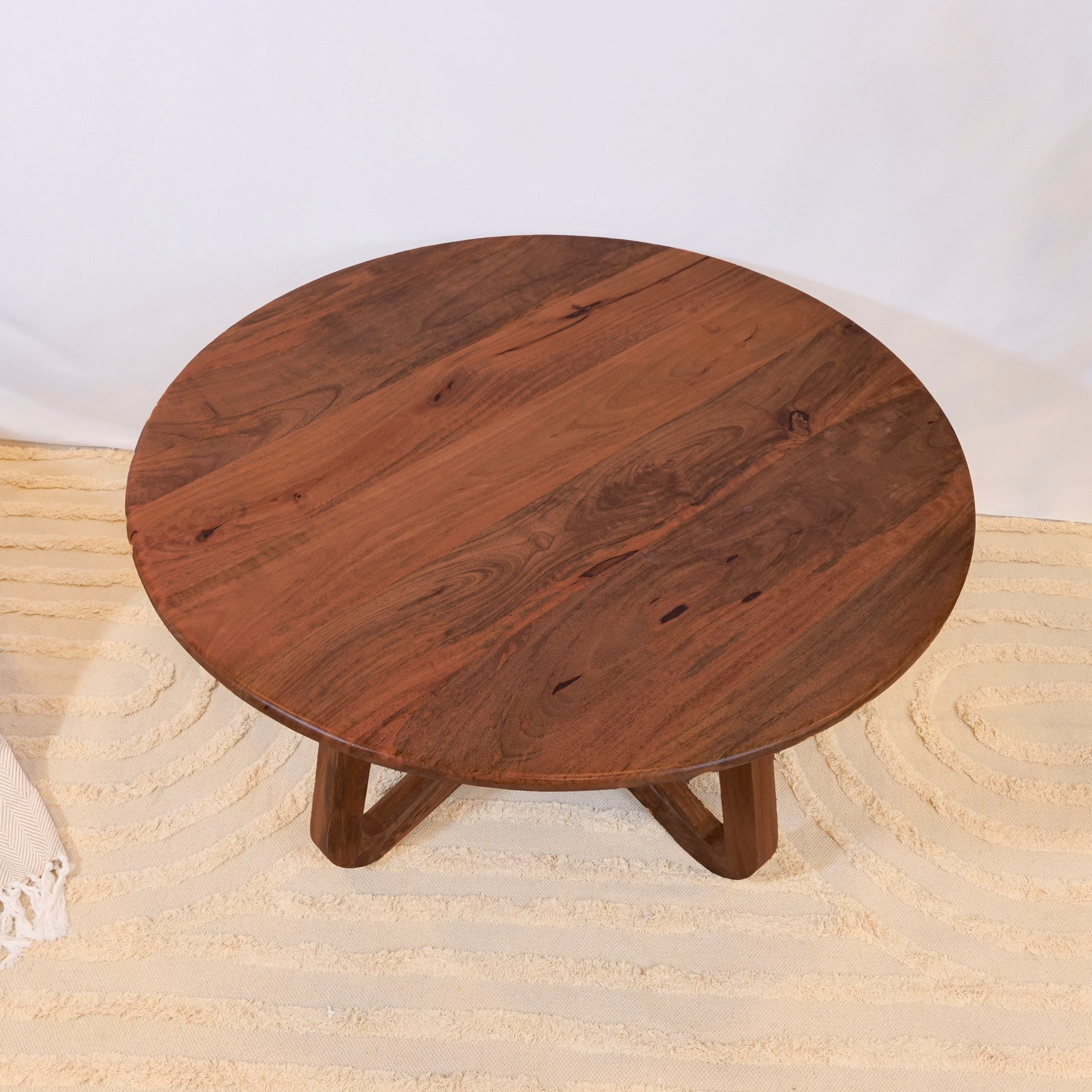 Crafted by Lifestyle Wooden Top Coffee Table-furniture-livingroom-coffeetables-image-2