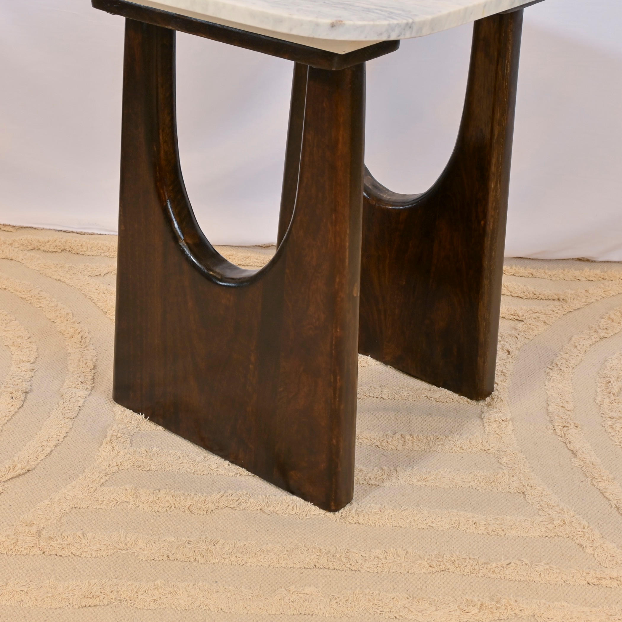 Crafted by Lifestyle Marble Top Accent Table-furniture-livingroom-sideandendtables-image-4