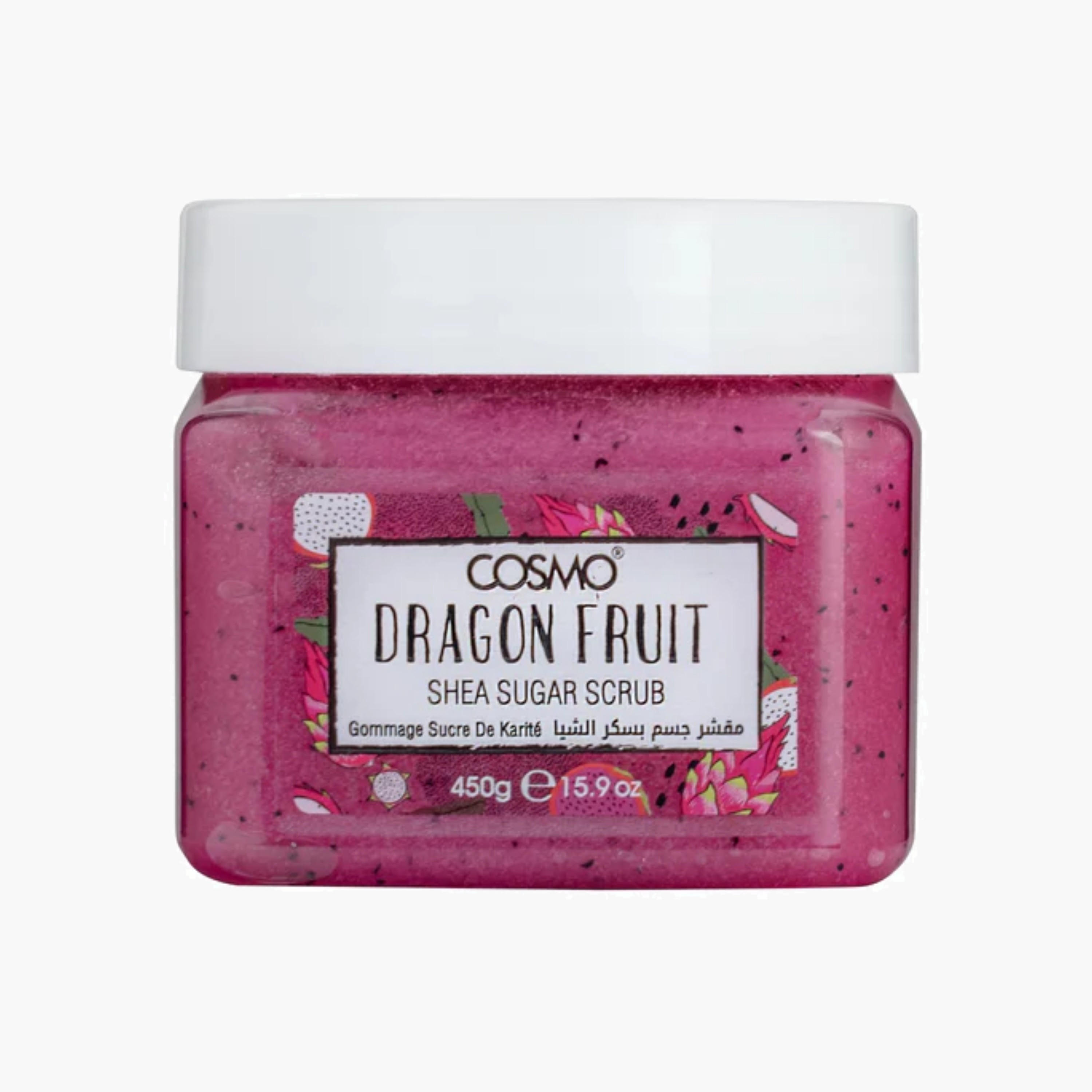 Cosmo Sugar Scrub Shea Butter& Dragon Fruit 450 Ml-beautyandpersonalcare-bathandbody-bathandshower-scrubs-image-1