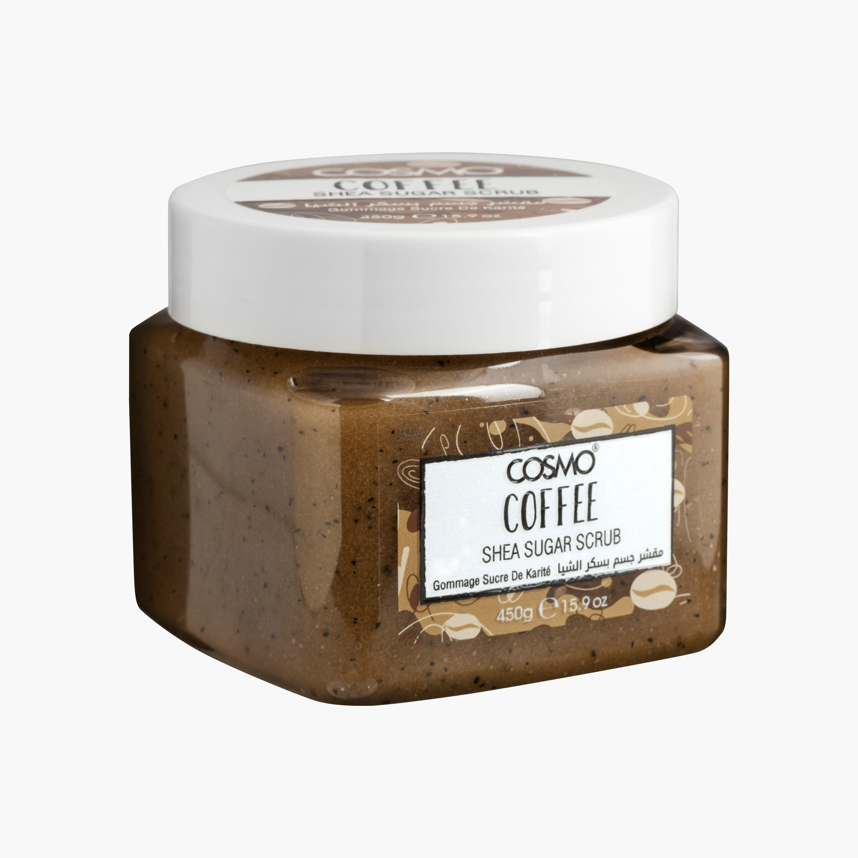 مقشر السكر بزبدة الشيا والقهوة من كوزمو - 450 مل-beautyandpersonalcare-bathandbody-bathandshower-scrubs-image-4