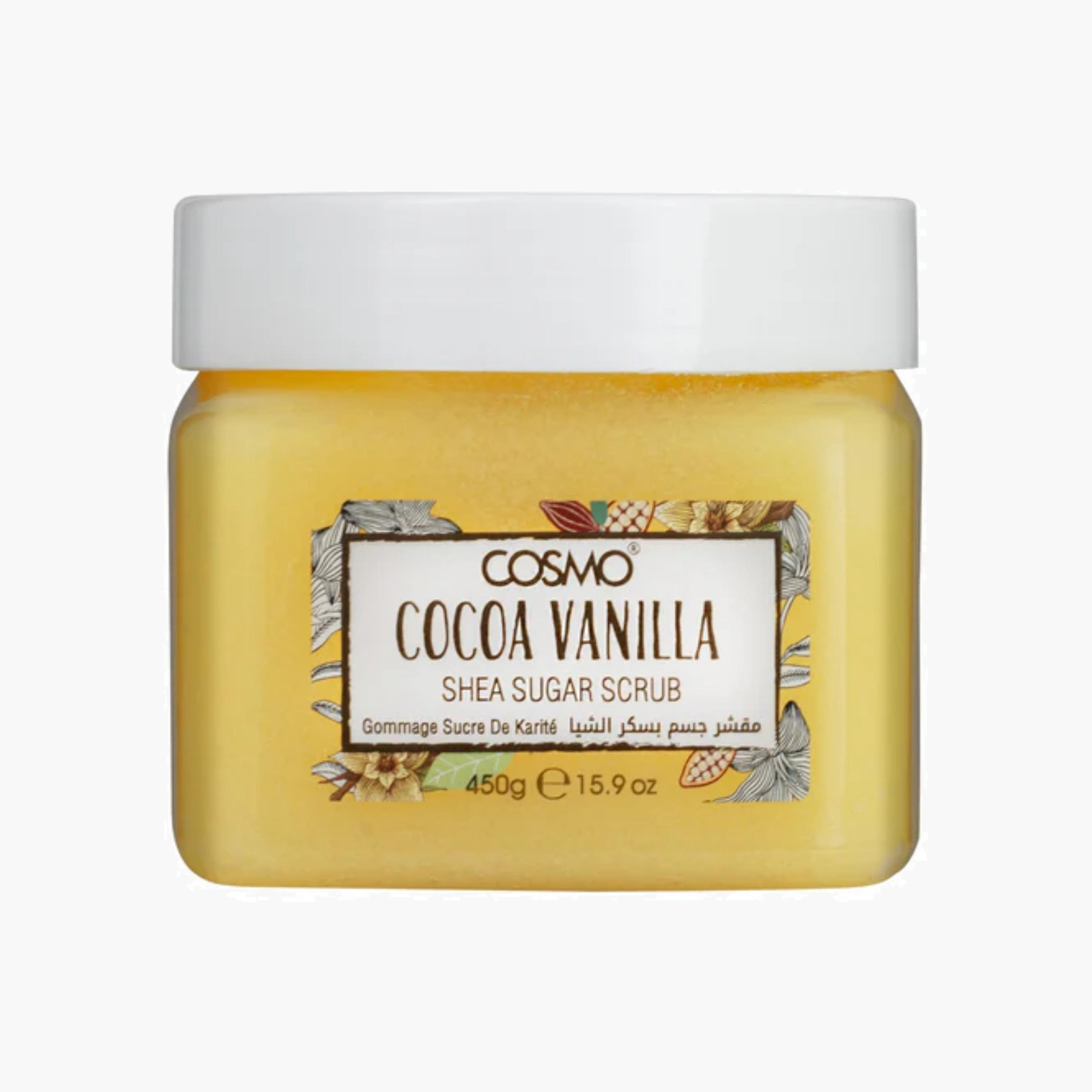 Cosmo Sugar Scrub Shea Butter& Coco Vanilla 450 Ml-beautyandpersonalcare-bathandbody-bathandshower-scrubs-image-1