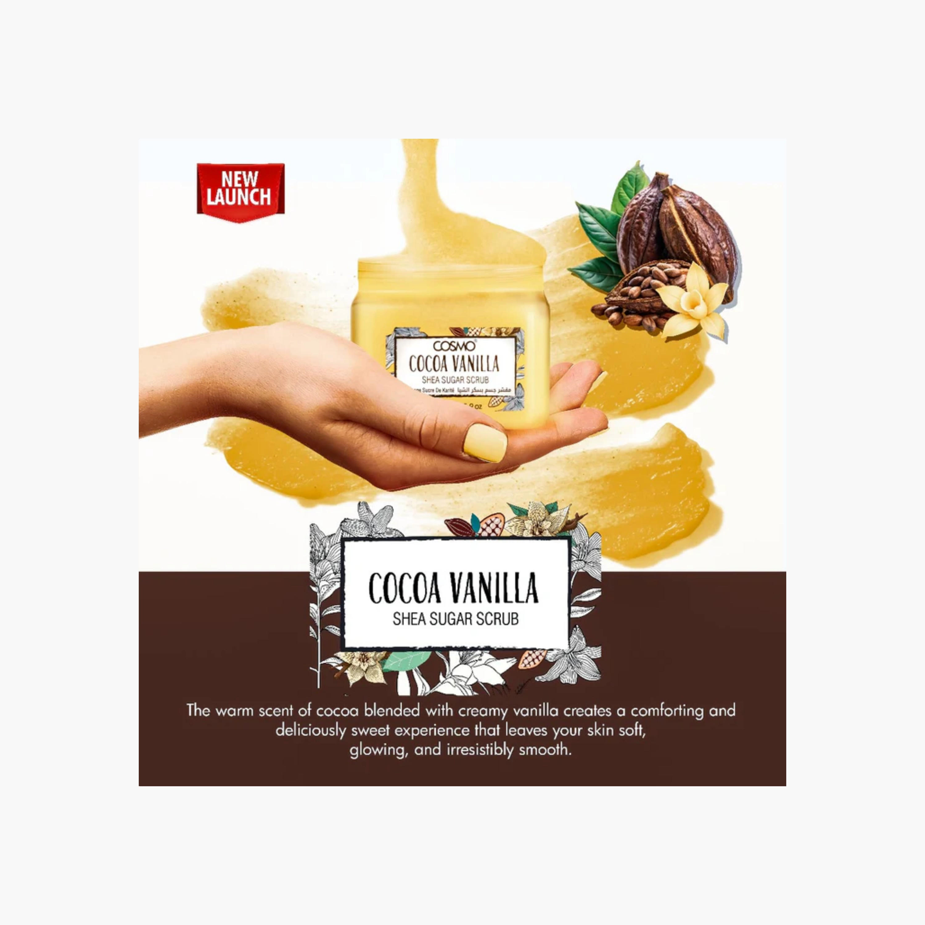 Cosmo Sugar Scrub Shea Butter& Coco Vanilla 450 Ml-beautyandpersonalcare-bathandbody-bathandshower-scrubs-image-2