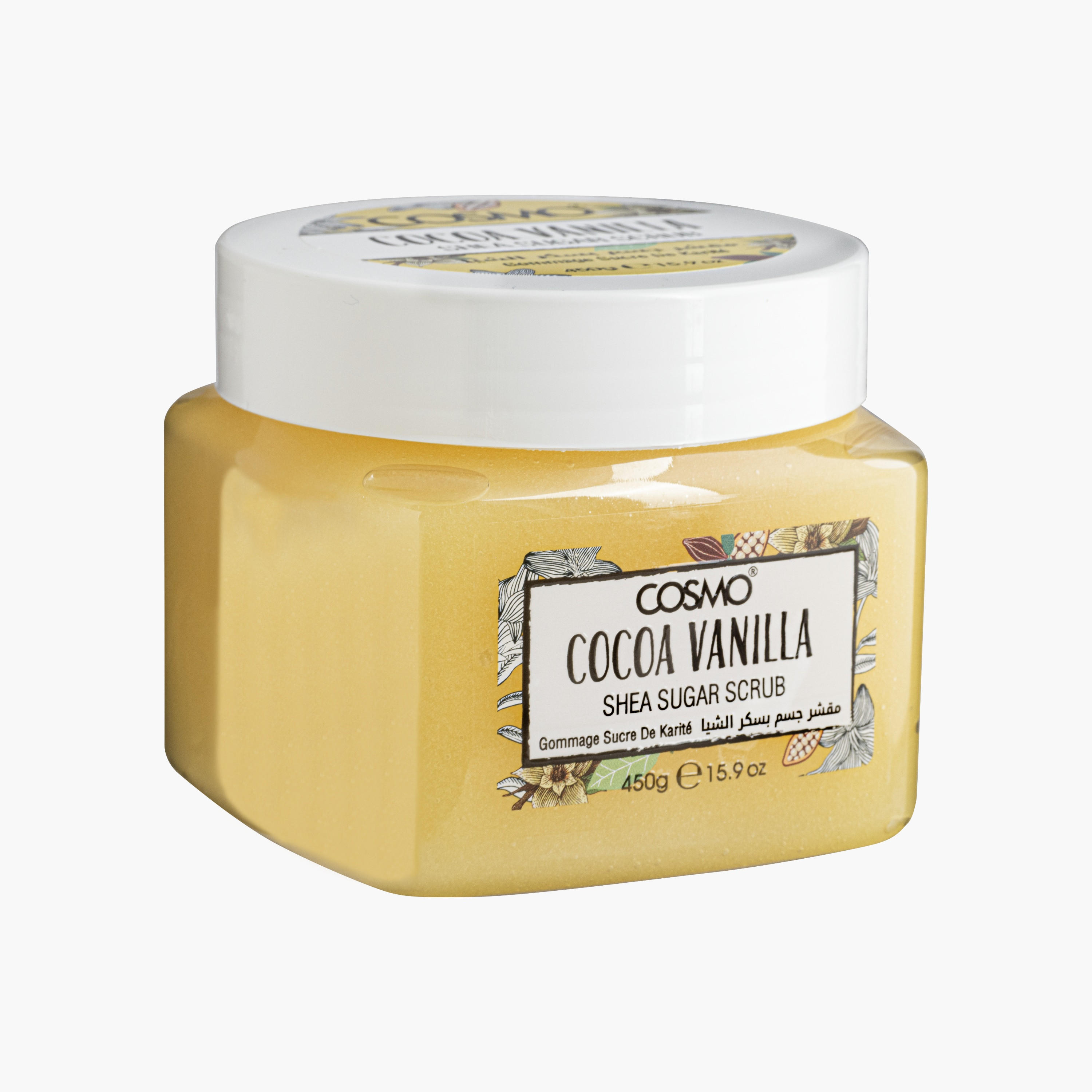Cosmo Sugar Scrub Shea Butter& Coco Vanilla 450 Ml-beautyandpersonalcare-bathandbody-bathandshower-scrubs-image-4