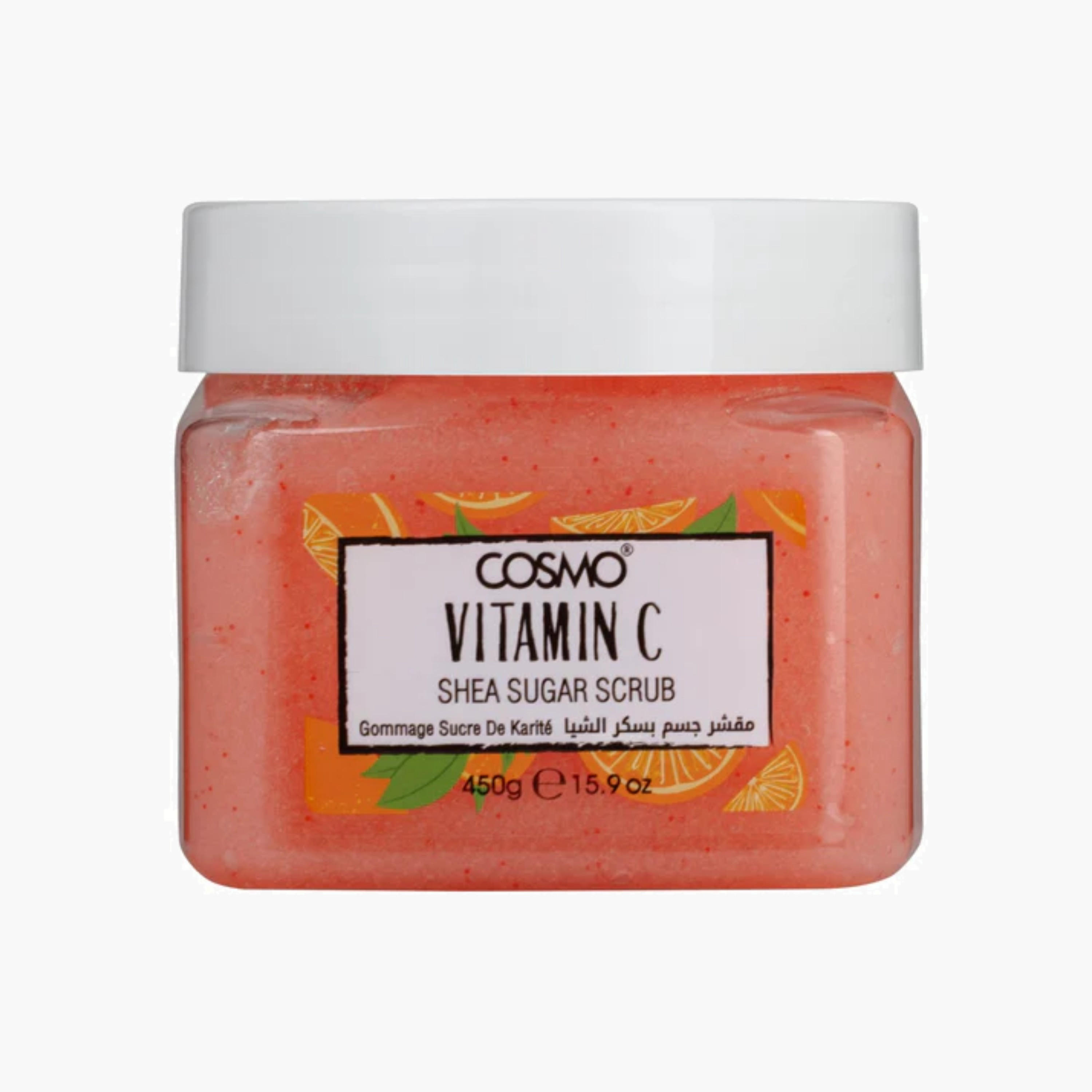 Cosmo Sugar Scrub Shea Butter& Vitamin C 450 Ml-beautyandpersonalcare-bathandbody-bathandshower-scrubs-image-1